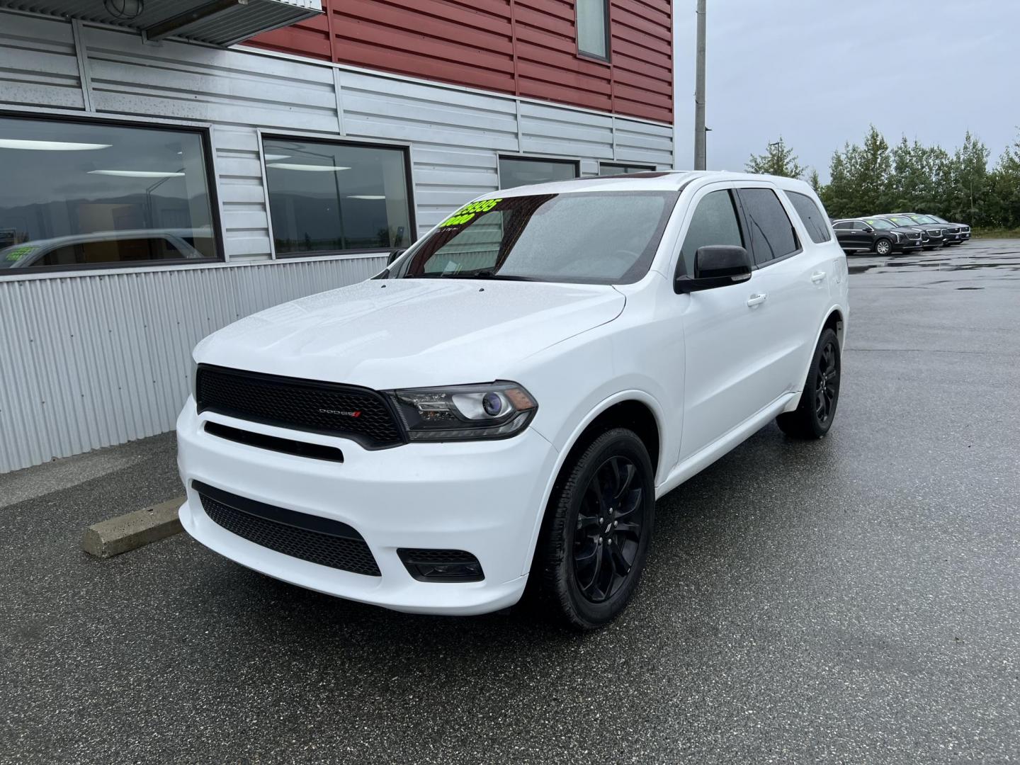 2020 WHITE /black DODGE DURANGO GT (1C4RDJDG8LC) with an 3.6L engine, Automatic transmission, located at 1960 Industrial Drive, Wasilla, 99654, (907) 274-2277, 61.573475, -149.400146 - Photo#0