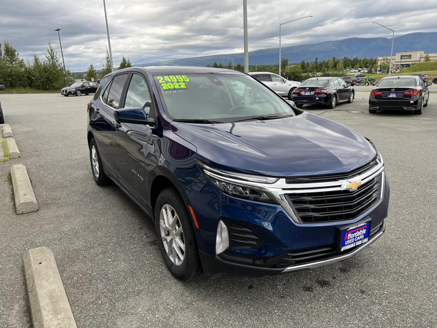 2022 BLUE CHEVROLET EQUINOX LT (3GNAXUEV0NL) with an 1.5L engine, Automatic transmission, located at 1960 Industrial Drive, Wasilla, 99654, (907) 274-2277, 61.573475, -149.400146 - Photo#16