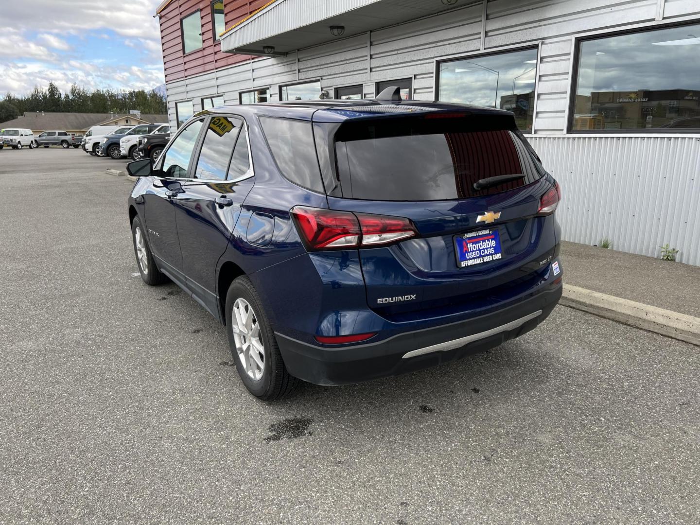 2022 BLUE CHEVROLET EQUINOX LT (3GNAXUEV0NL) with an 1.5L engine, Automatic transmission, located at 1960 Industrial Drive, Wasilla, 99654, (907) 274-2277, 61.573475, -149.400146 - Photo#2