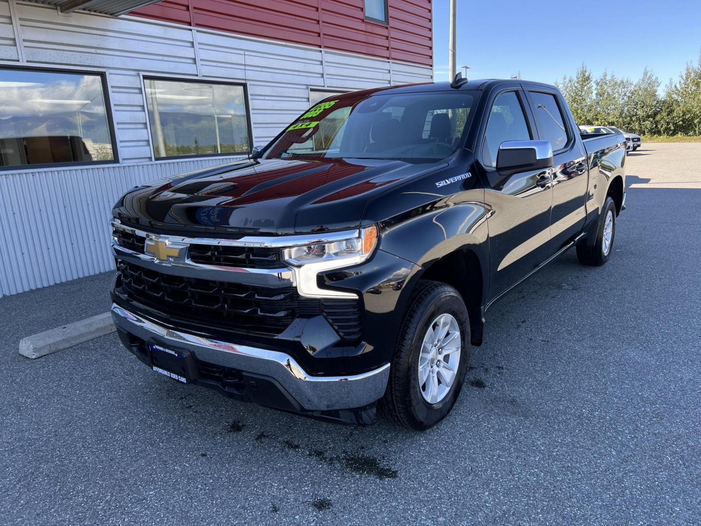 2023 BLACK CHEVROLET SILVERADO 1500 LT (3GCUDDED1PG) with an 5.3L engine, Automatic transmission, located at 1960 Industrial Drive, Wasilla, 99654, (907) 274-2277, 61.573475, -149.400146 - Photo#1