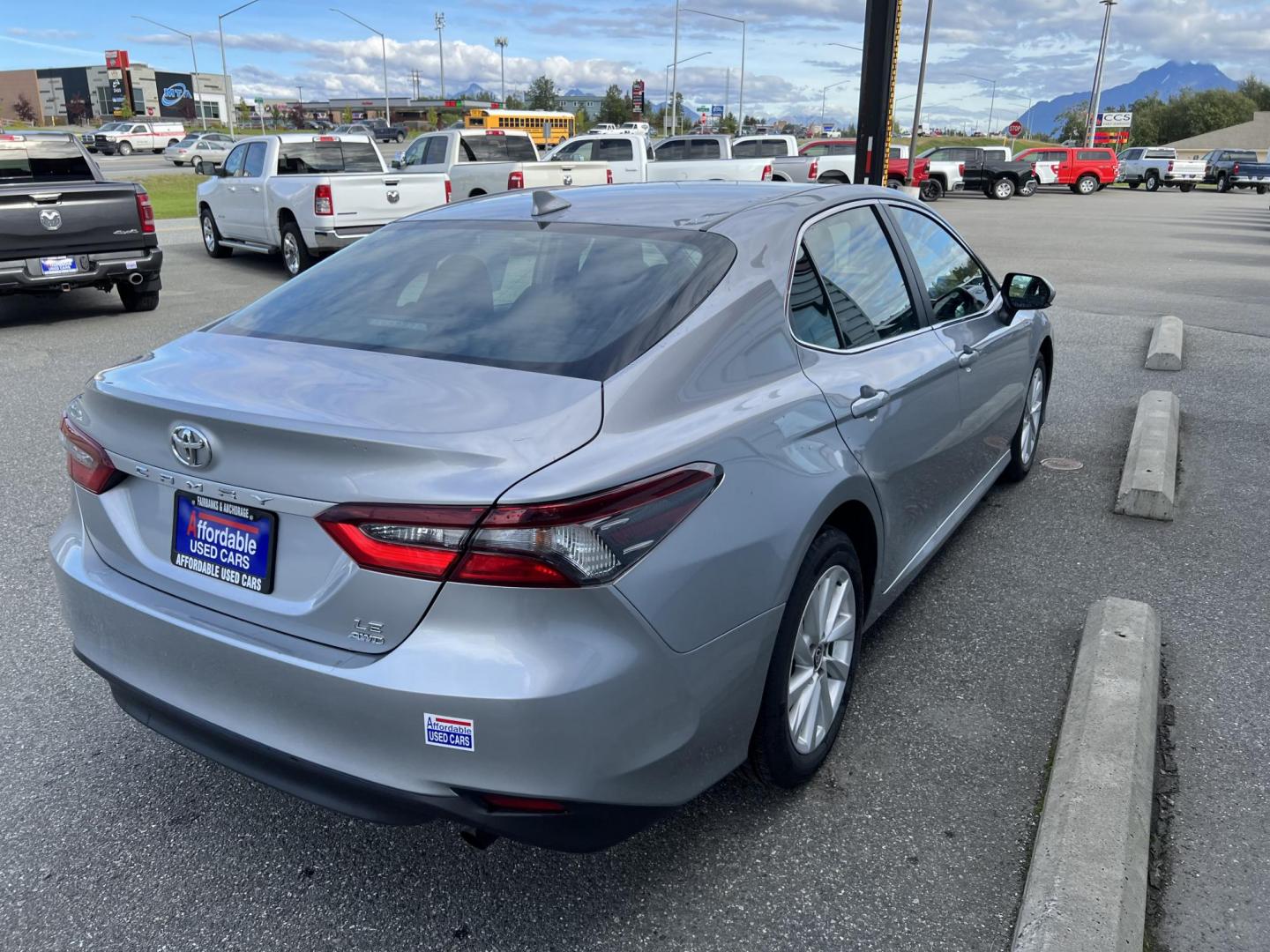 2023 SILVER TOYOTA CAMRY LE (4T1R11BK3PU) with an 2.5L engine, Automatic transmission, located at 1960 Industrial Drive, Wasilla, 99654, (907) 274-2277, 61.573475, -149.400146 - Photo#4