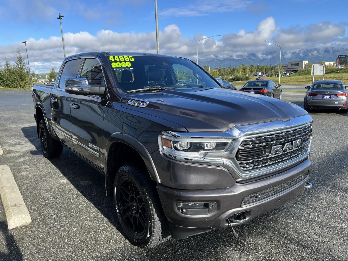 2020 RAM 1500 Limited Crew Cab SWB 4WD (1C6SRFHT0LN) with an 5.7L V8 OHV 16V engine, 8A transmission, located at 1960 Industrial Drive, Wasilla, 99654, (907) 274-2277, 61.573475, -149.400146 - Photo#4