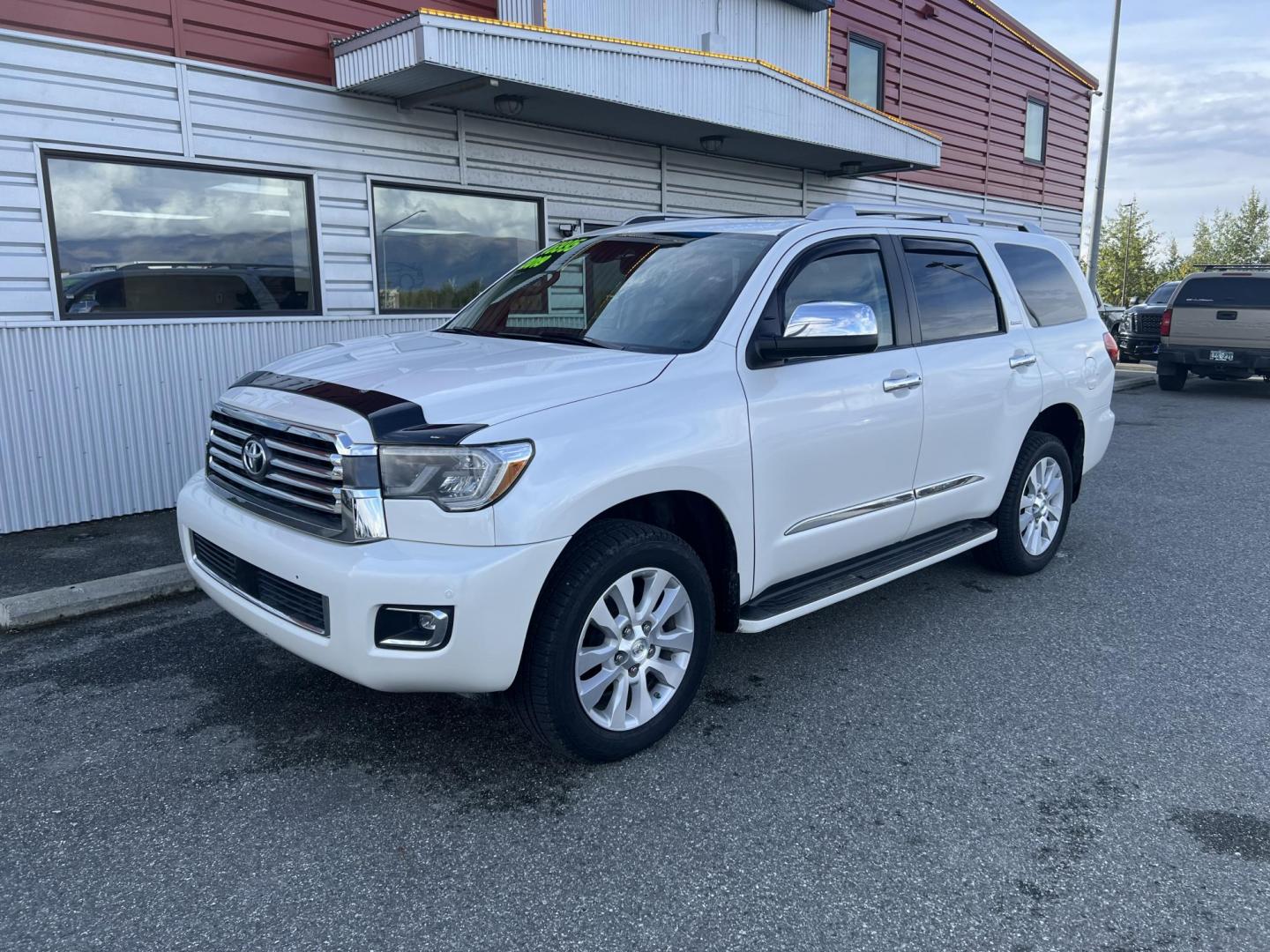 2019 Toyota Sequoia Plantium 4WD (5TDDY5G18KS) with an 5.7L V8 DOHC 32V engine, 6A transmission, located at 1960 Industrial Drive, Wasilla, 99654, (907) 274-2277, 61.573475, -149.400146 - Photo#0