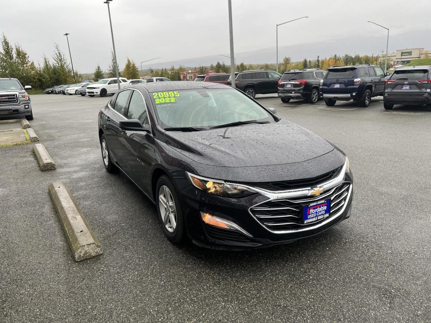 2022 GRAY CHEVROLET MALIBU LS (1G1ZB5ST1NF) with an 1.5L engine, Continuously Variable transmission, located at 1960 Industrial Drive, Wasilla, 99654, (907) 274-2277, 61.573475, -149.400146 - Photo#2