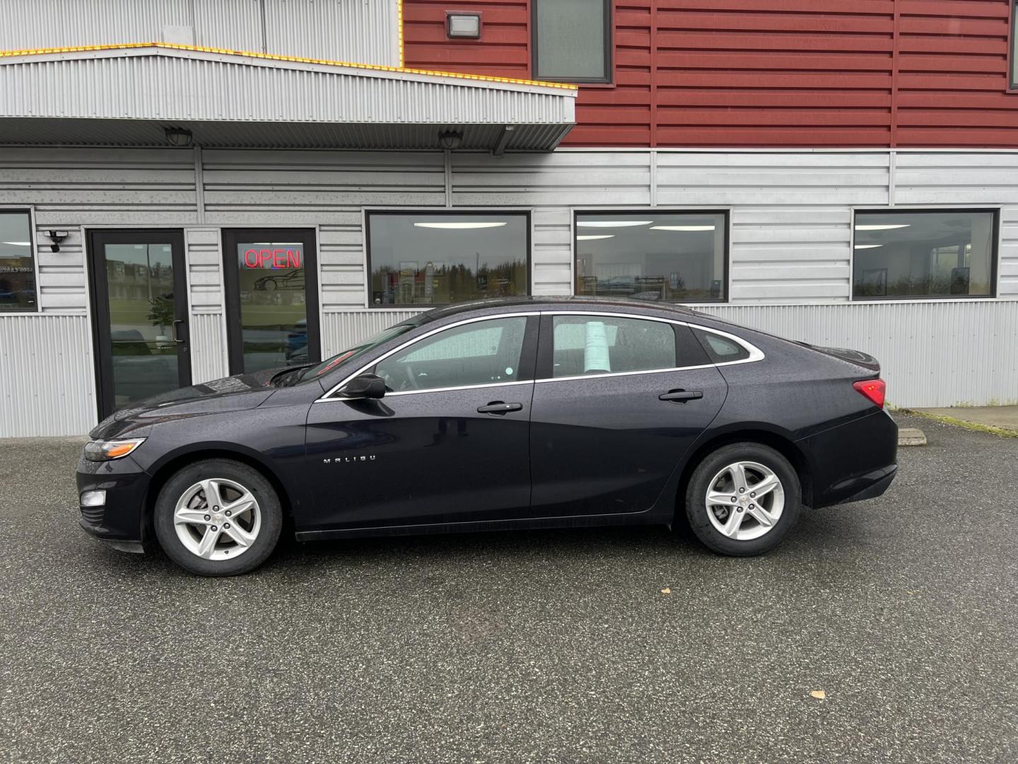 2022 GRAY CHEVROLET MALIBU LS (1G1ZB5ST1NF) with an 1.5L engine, Continuously Variable transmission, located at 1960 Industrial Drive, Wasilla, 99654, (907) 274-2277, 61.573475, -149.400146 - Photo#3