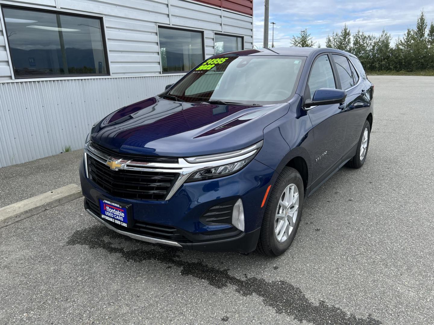 2022 BLUE CHEVROLET EQUINOX LT (3GNAXUEV5NL) with an 1.5L engine, Automatic transmission, located at 1960 Industrial Drive, Wasilla, 99654, (907) 274-2277, 61.573475, -149.400146 - Photo#0