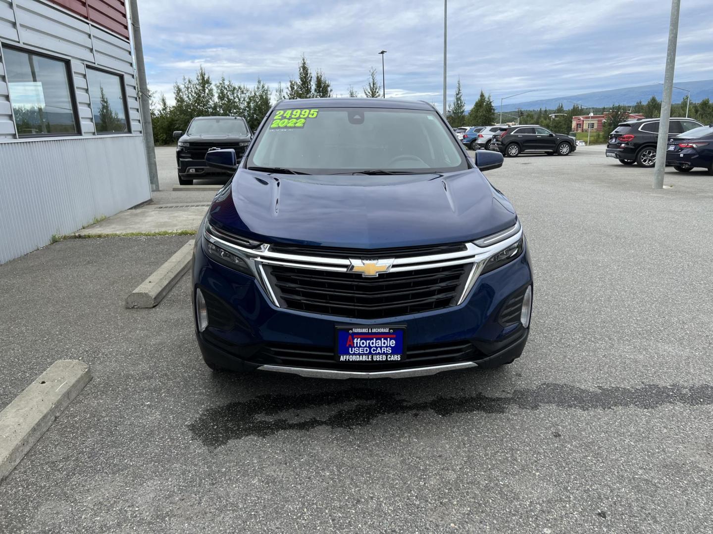 2022 BLUE CHEVROLET EQUINOX LT (3GNAXUEV5NL) with an 1.5L engine, Automatic transmission, located at 1960 Industrial Drive, Wasilla, 99654, (907) 274-2277, 61.573475, -149.400146 - Photo#1