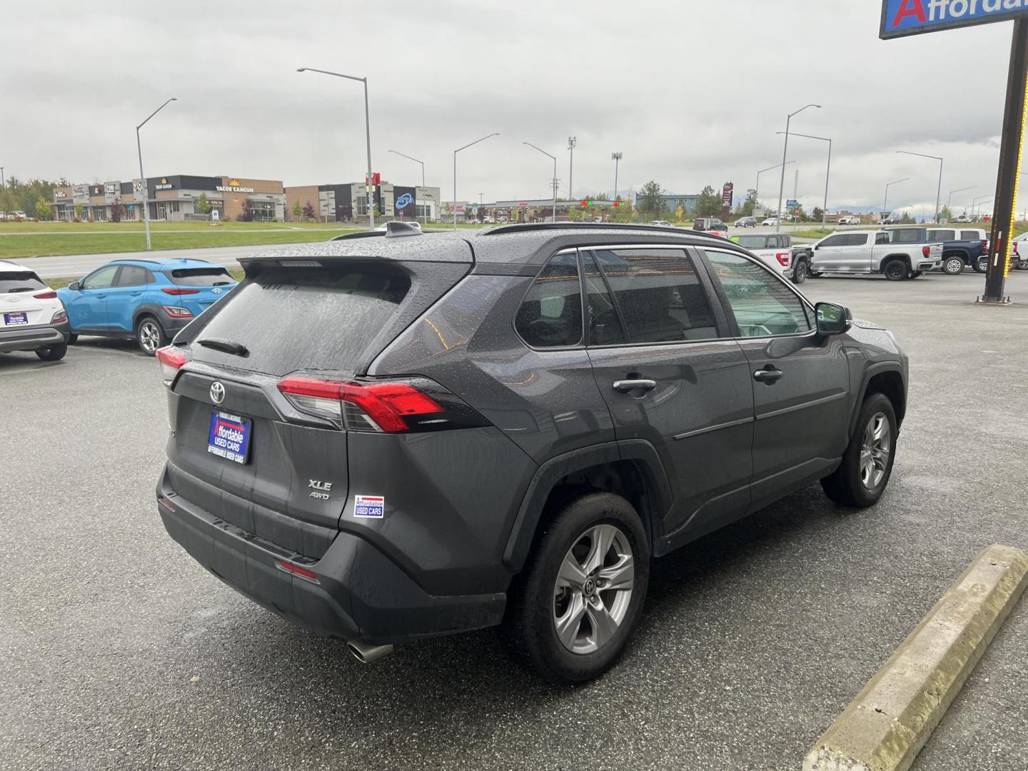 2023 GRAY TOYOTA RAV4 XLE (2T3P1RFV9PC) with an 2.5L engine, Automatic transmission, located at 1960 Industrial Drive, Wasilla, 99654, (907) 274-2277, 61.573475, -149.400146 - Photo#7