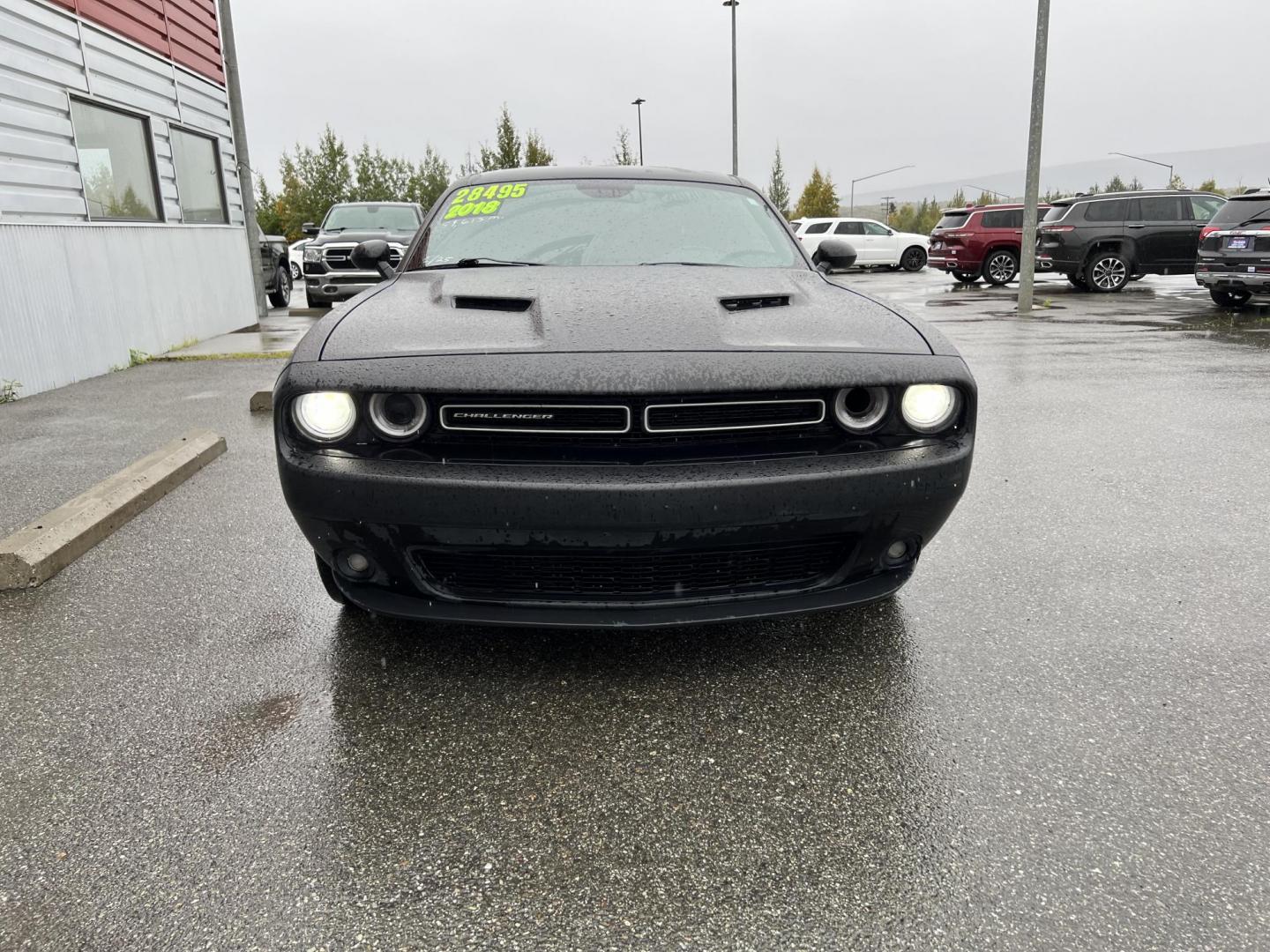 2018 BLACK DODGE CHALLENGER GT (2C3CDZGG8JH) with an 3.6L engine, Automatic transmission, located at 1960 Industrial Drive, Wasilla, 99654, (907) 274-2277, 61.573475, -149.400146 - Photo#0