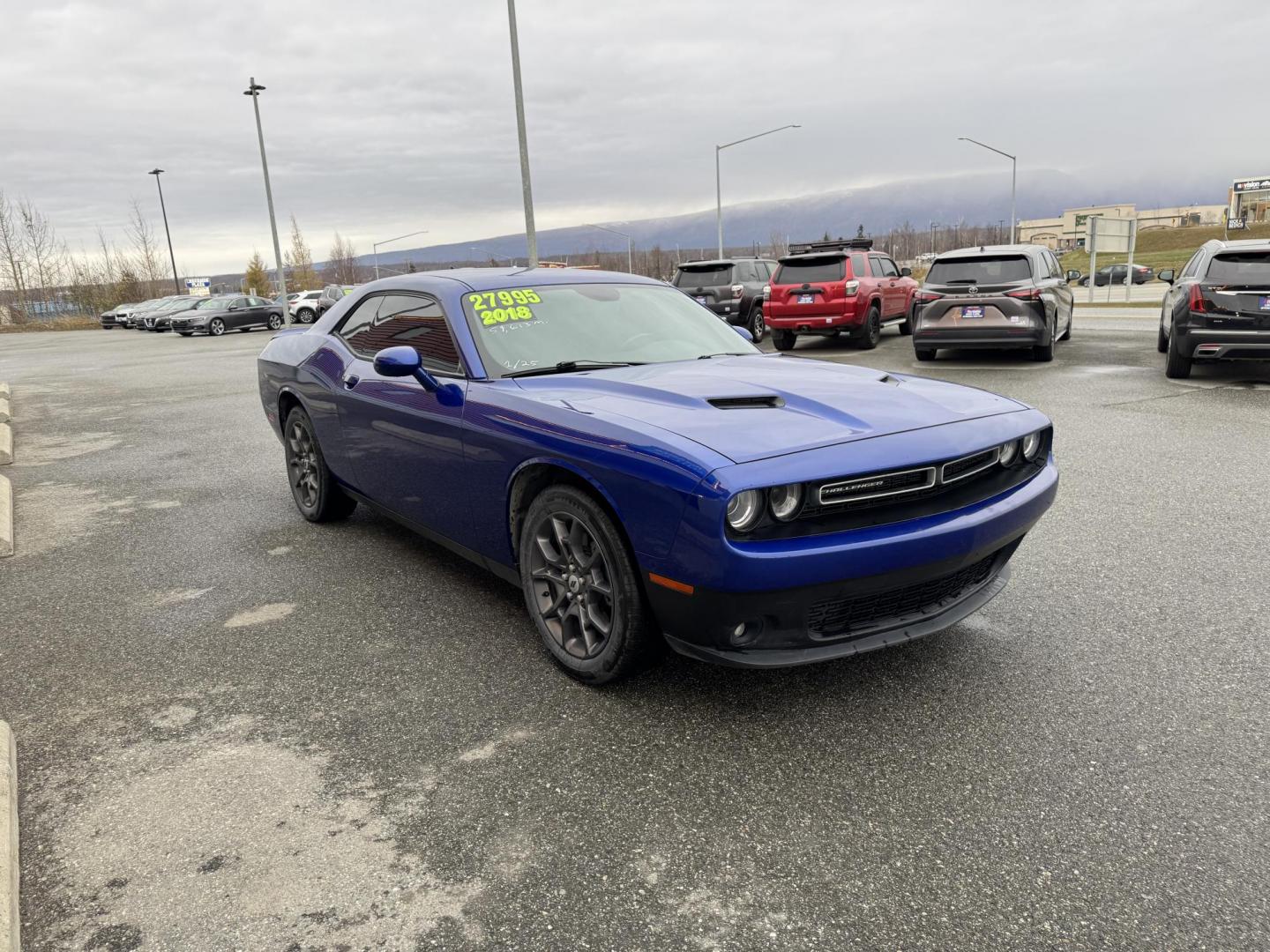 2018 BLUE DODGE CHALLENGER GT (2C3CDZGG8JH) with an 3.6L engine, Automatic transmission, located at 1960 Industrial Drive, Wasilla, 99654, (907) 274-2277, 61.573475, -149.400146 - Photo#0