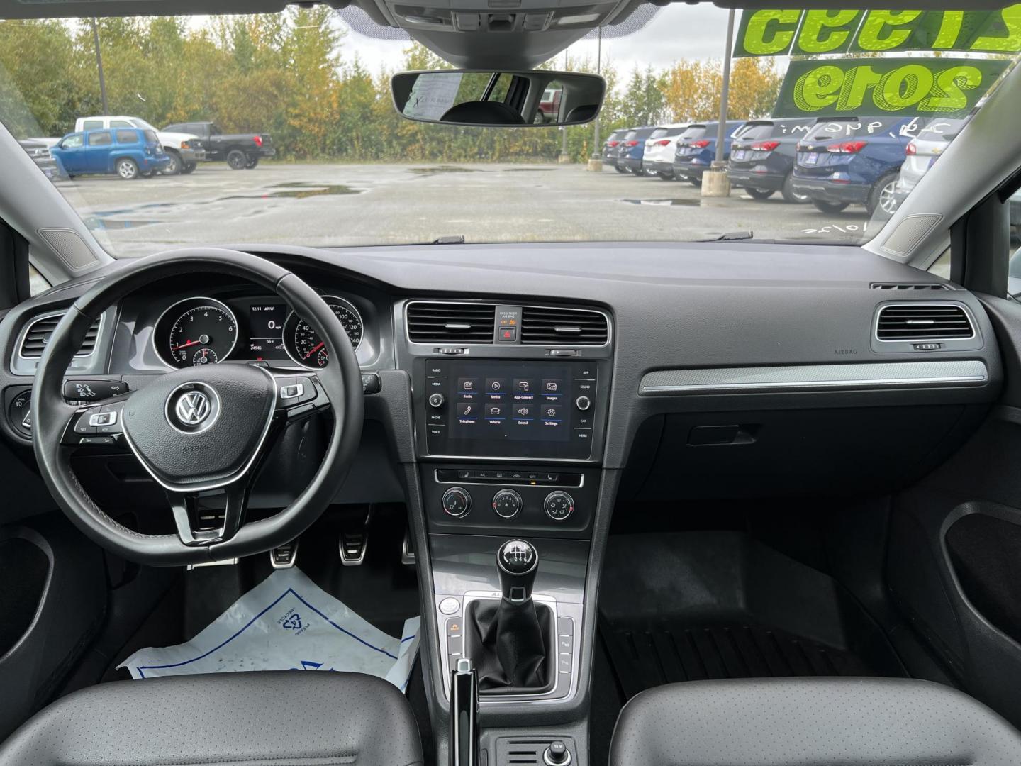 2019 GREY Volkswagen Golf Alltrack TSI S 6M (3VWM17AUXKM) with an 1.8L L4 DOHC 16V engine, 6 speed Manual transmission, located at 1960 Industrial Drive, Wasilla, 99654, (907) 274-2277, 61.573475, -149.400146 - Photo#7