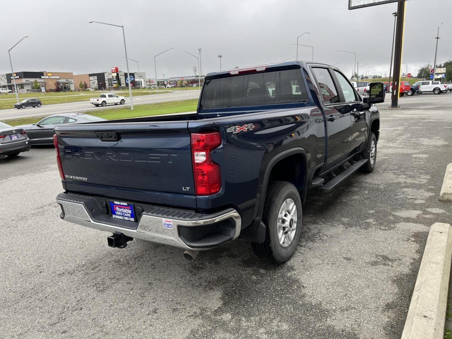 2023 BLUE Chevrolet Silverado 2500HD LT Crew Cab Short Box 4WD (2GC4YNE7XP1) with an 6.6L V8 OHV 16V engine, 6A transmission, located at 1960 Industrial Drive, Wasilla, 99654, (907) 274-2277, 61.573475, -149.400146 - Photo#3