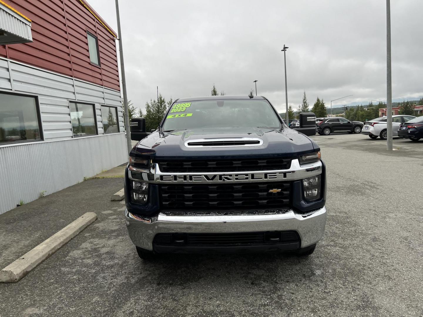 2023 BLUE Chevrolet Silverado 2500HD LT Crew Cab Short Box 4WD (2GC4YNE7XP1) with an 6.6L V8 OHV 16V engine, 6A transmission, located at 1960 Industrial Drive, Wasilla, 99654, (907) 274-2277, 61.573475, -149.400146 - Photo#4