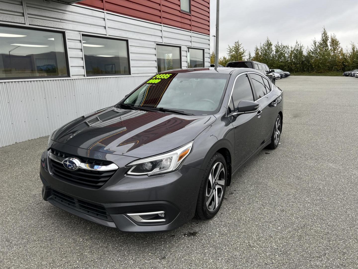 2020 GREY Subaru Legacy Limited (4S3BWAN62L3) with an 2.5L H4 SOHC 16V engine, CVT transmission, located at 1960 Industrial Drive, Wasilla, 99654, (907) 274-2277, 61.573475, -149.400146 - Photo#0