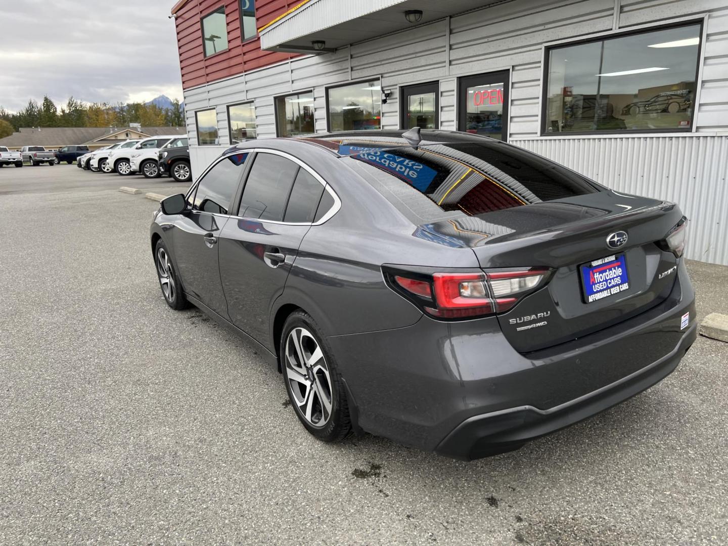 2020 GREY Subaru Legacy Limited (4S3BWAN62L3) with an 2.5L H4 SOHC 16V engine, CVT transmission, located at 1960 Industrial Drive, Wasilla, 99654, (907) 274-2277, 61.573475, -149.400146 - Photo#4