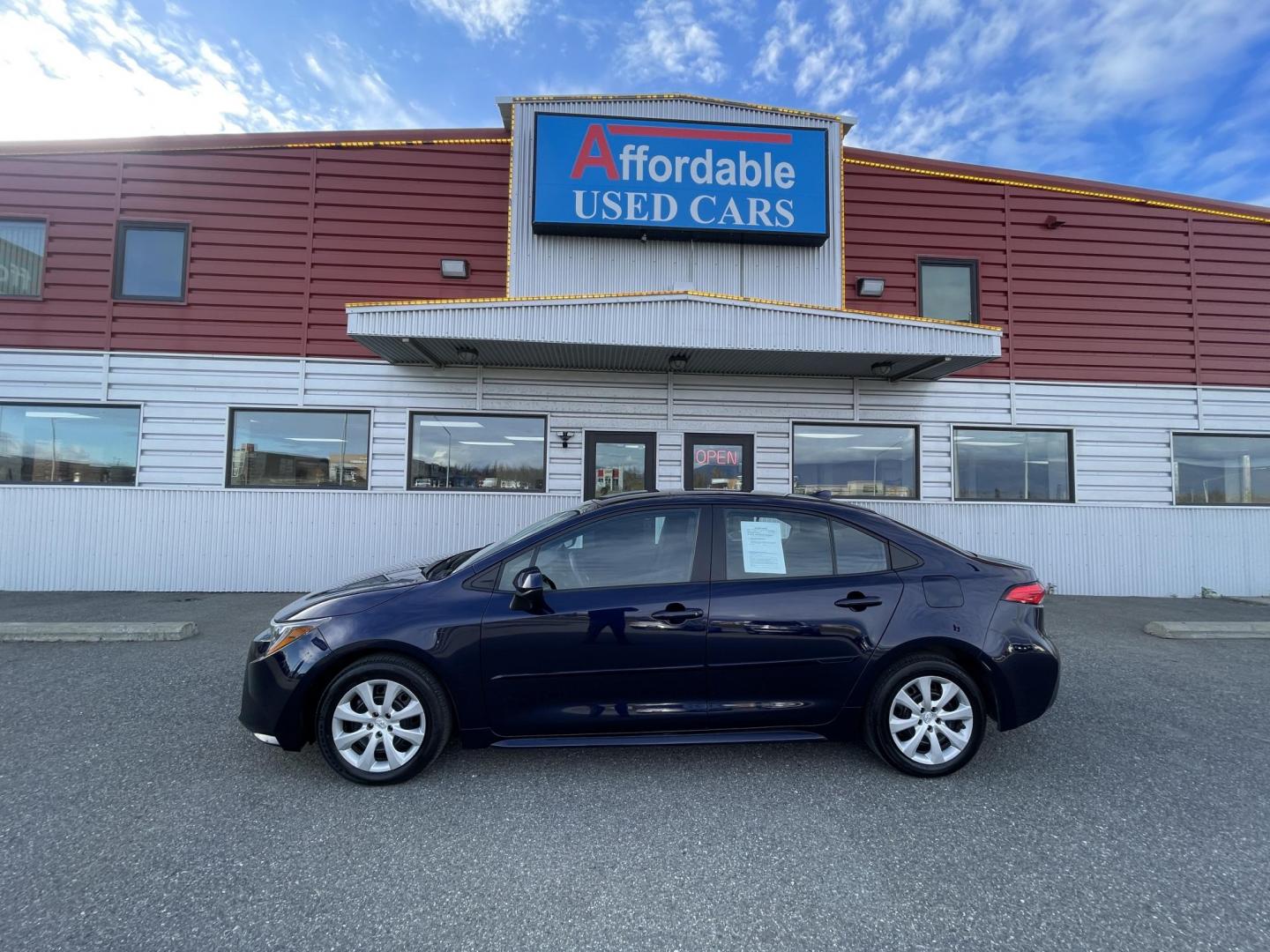 2023 BLUE TOYOTA COROLLA LE (5YFB4MDE6PP) with an 2.0L engine, Automatic transmission, located at 1960 Industrial Drive, Wasilla, 99654, (907) 274-2277, 61.573475, -149.400146 - Photo#1