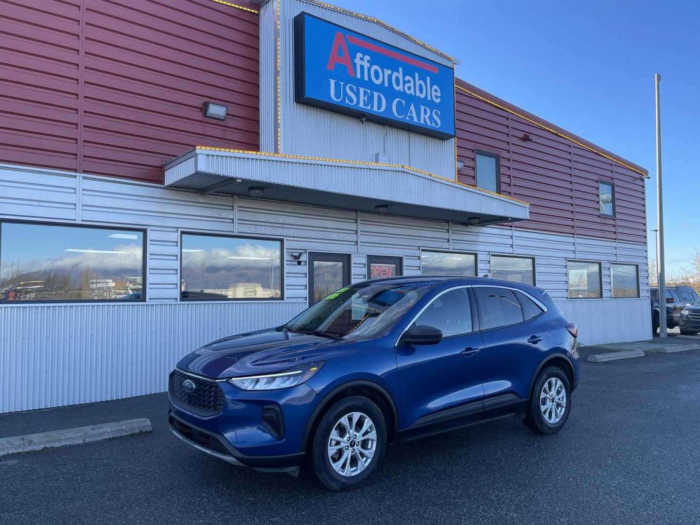 2023 BLUE FORD ESCAPE ACTIVE (1FMCU9GN3PU) with an 1.5L engine, Automatic transmission, located at 1960 Industrial Drive, Wasilla, 99654, (907) 274-2277, 61.573475, -149.400146 - Photo#0