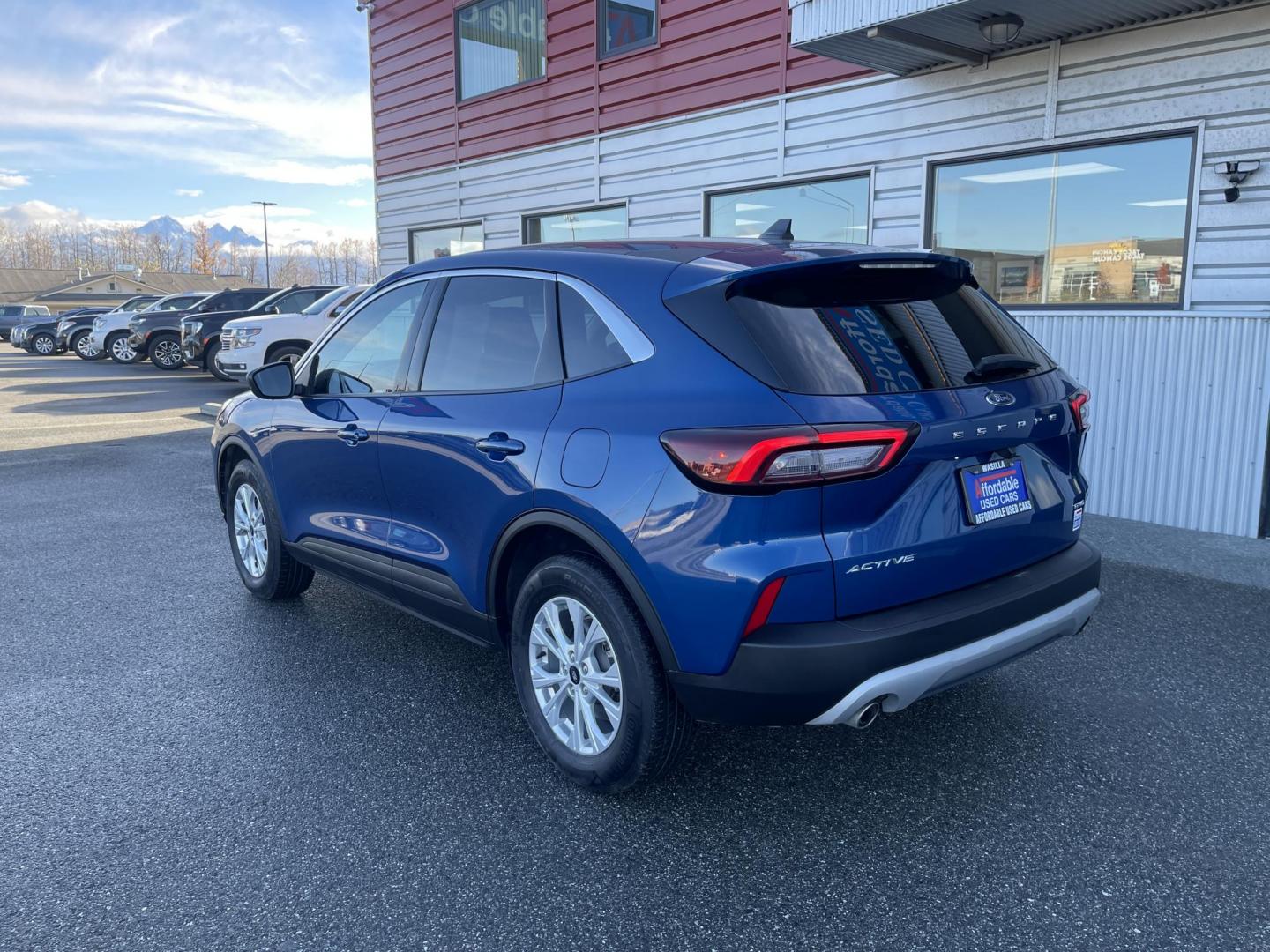 2023 BLUE FORD ESCAPE ACTIVE (1FMCU9GN3PU) with an 1.5L engine, Automatic transmission, located at 1960 Industrial Drive, Wasilla, 99654, (907) 274-2277, 61.573475, -149.400146 - Photo#1