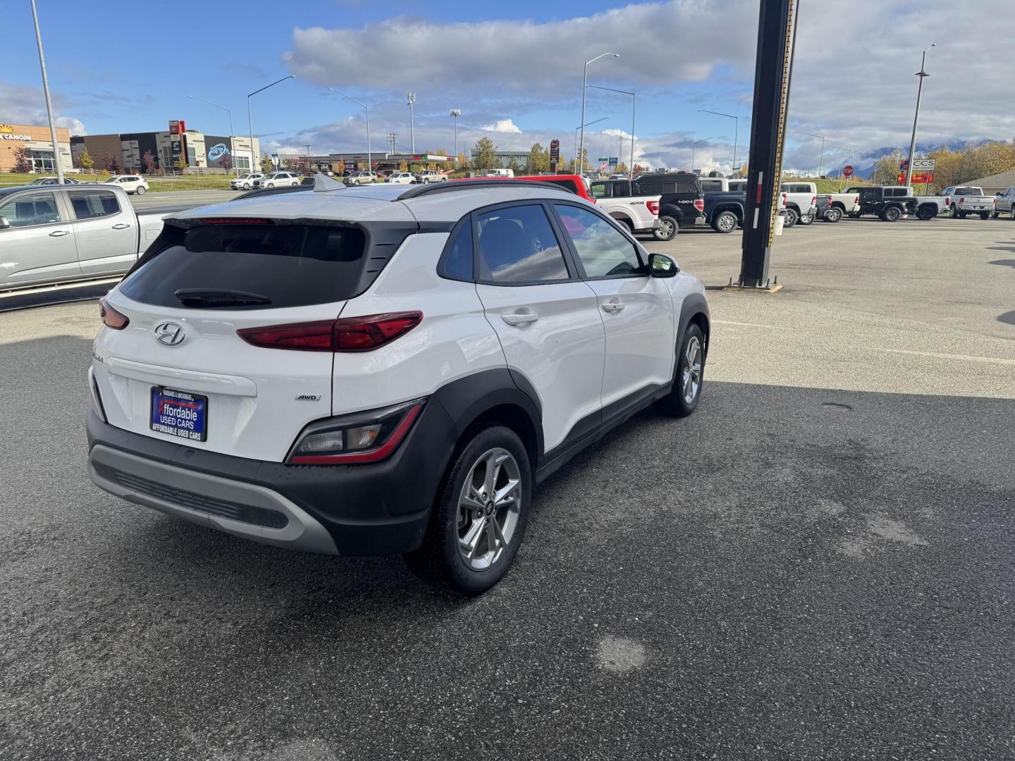 2023 BLACK HYUNDAI KONA SEL (KM8K6CAB0PU) with an 2.0L engine, Continuously Variable transmission, located at 1960 Industrial Drive, Wasilla, 99654, (907) 274-2277, 61.573475, -149.400146 - Photo#2