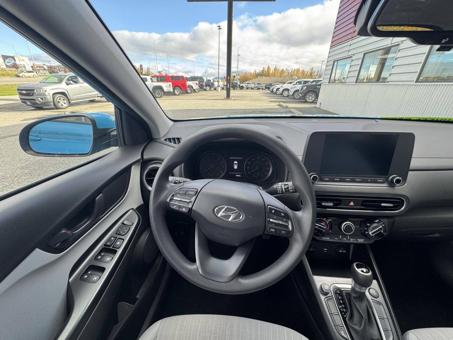 2023 BLUE HYUNDAI KONA SEL (KM8K6CAB1PU) with an 2.0L engine, Continuously Variable transmission, located at 1960 Industrial Drive, Wasilla, 99654, (907) 274-2277, 61.573475, -149.400146 - Photo#5