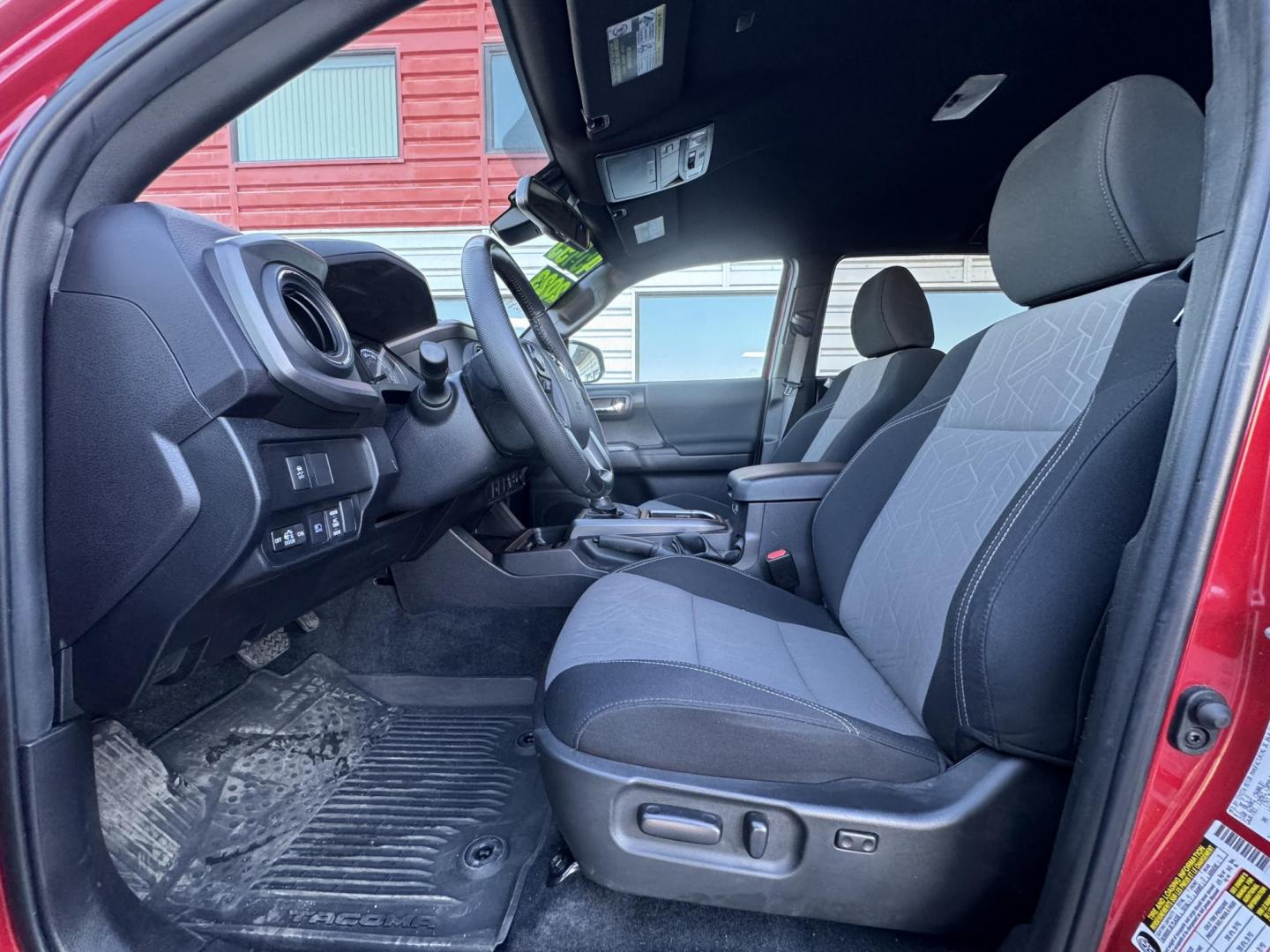 2023 RED /Black Toyota Tacoma SR5 Double Cab Super Long Bed V6 6AT 4WD (3TMDZ5BN6PM) with an 3.5L V6 DOHC 24V engine, 6A transmission, located at 1960 Industrial Drive, Wasilla, 99654, (907) 274-2277, 61.573475, -149.400146 - Long Bed - Photo#11