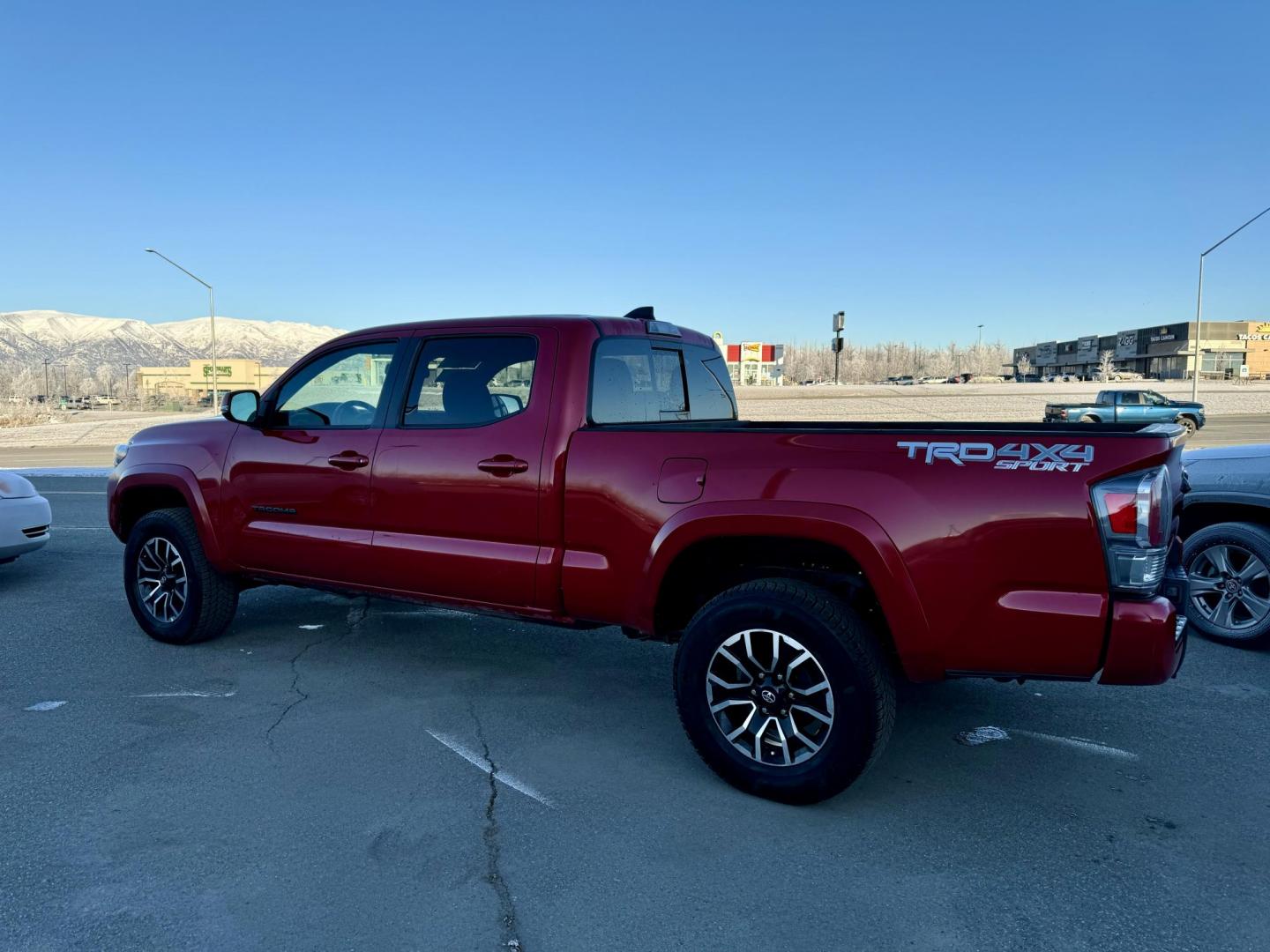 2023 RED /Black Toyota Tacoma SR5 Double Cab Super Long Bed V6 6AT 4WD (3TMDZ5BN6PM) with an 3.5L V6 DOHC 24V engine, 6A transmission, located at 1960 Industrial Drive, Wasilla, 99654, (907) 274-2277, 61.573475, -149.400146 - Long Bed - Photo#17