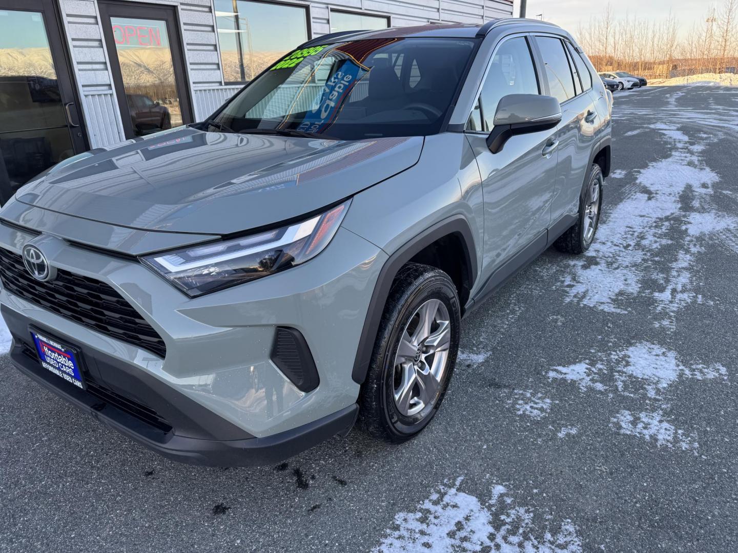 2022 GREY Toyota RAV4 XLE AWD (2T3P1RFV6NW) with an 2.5L L4 DOHC 16V engine, 8A transmission, located at 1960 Industrial Drive, Wasilla, 99654, (907) 274-2277, 61.573475, -149.400146 - Photo#1