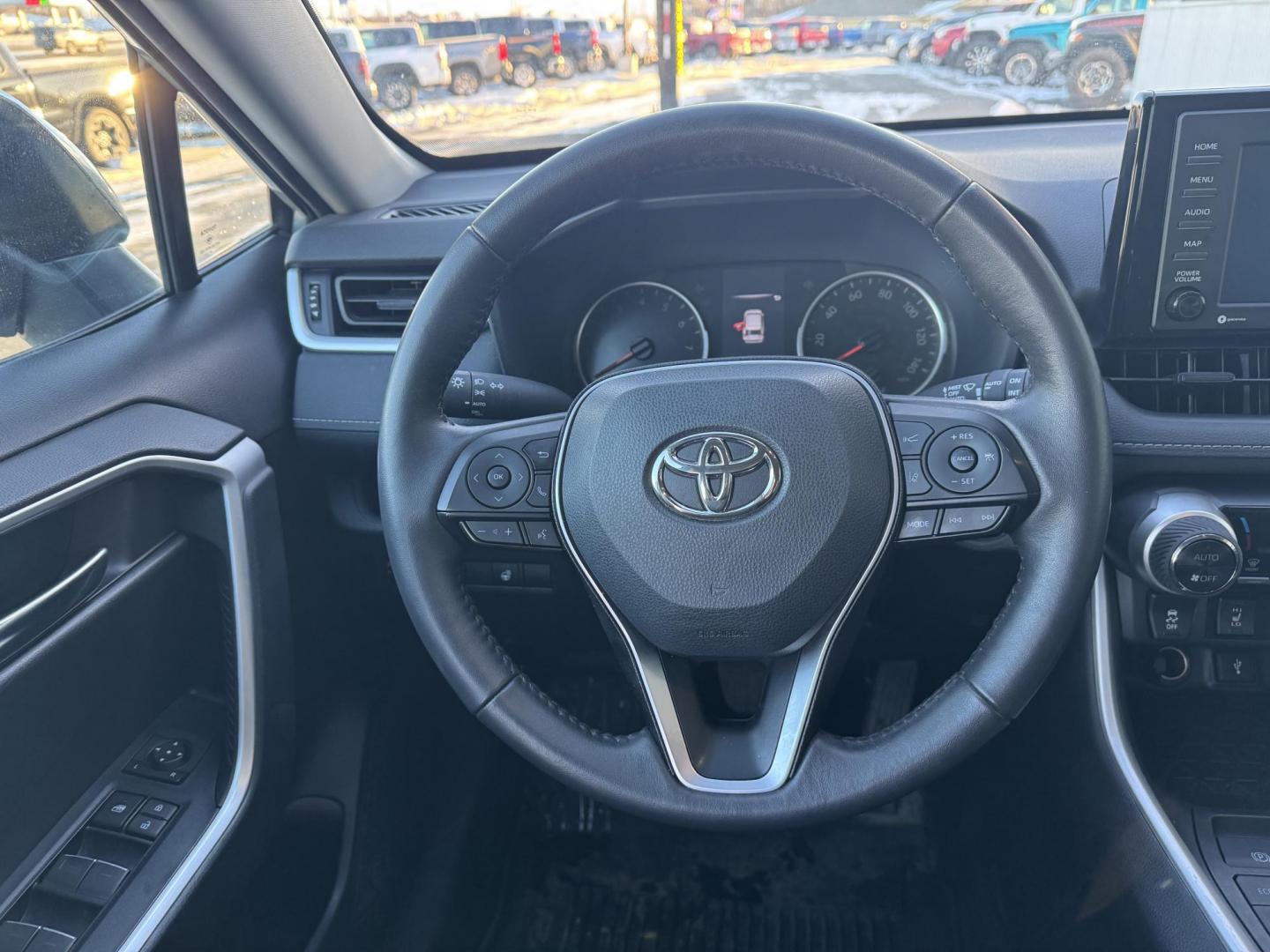 2022 GREY Toyota RAV4 XLE AWD (2T3P1RFV6NW) with an 2.5L L4 DOHC 16V engine, 8A transmission, located at 1960 Industrial Drive, Wasilla, 99654, (907) 274-2277, 61.573475, -149.400146 - Photo#9