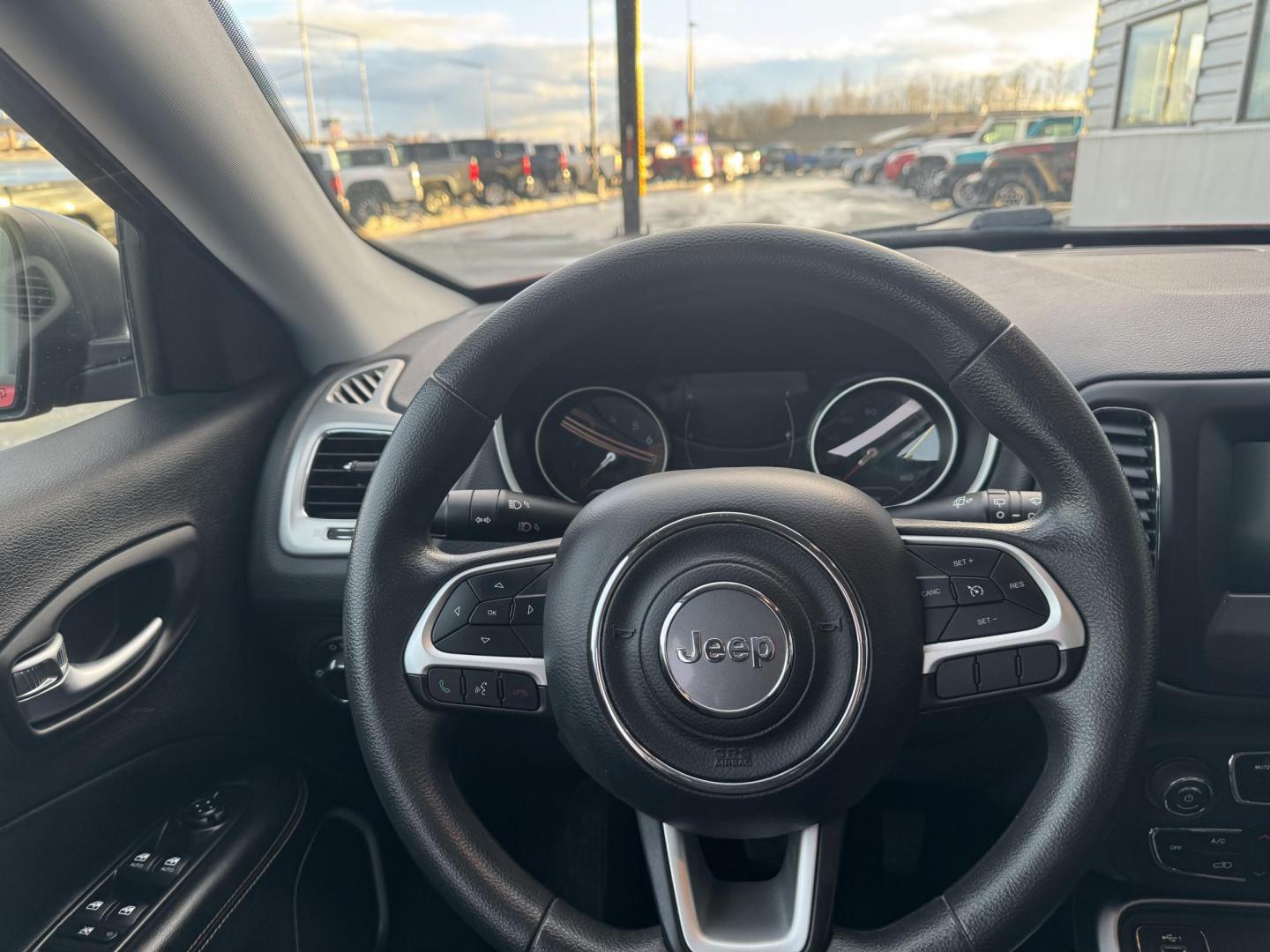 2019 RED Jeep Compass Sport FWD (3C4NJCAB2KT) with an 2.4L L4 DOHC 16V engine, located at 1960 Industrial Drive, Wasilla, 99654, (907) 274-2277, 61.573475, -149.400146 - Photo#9