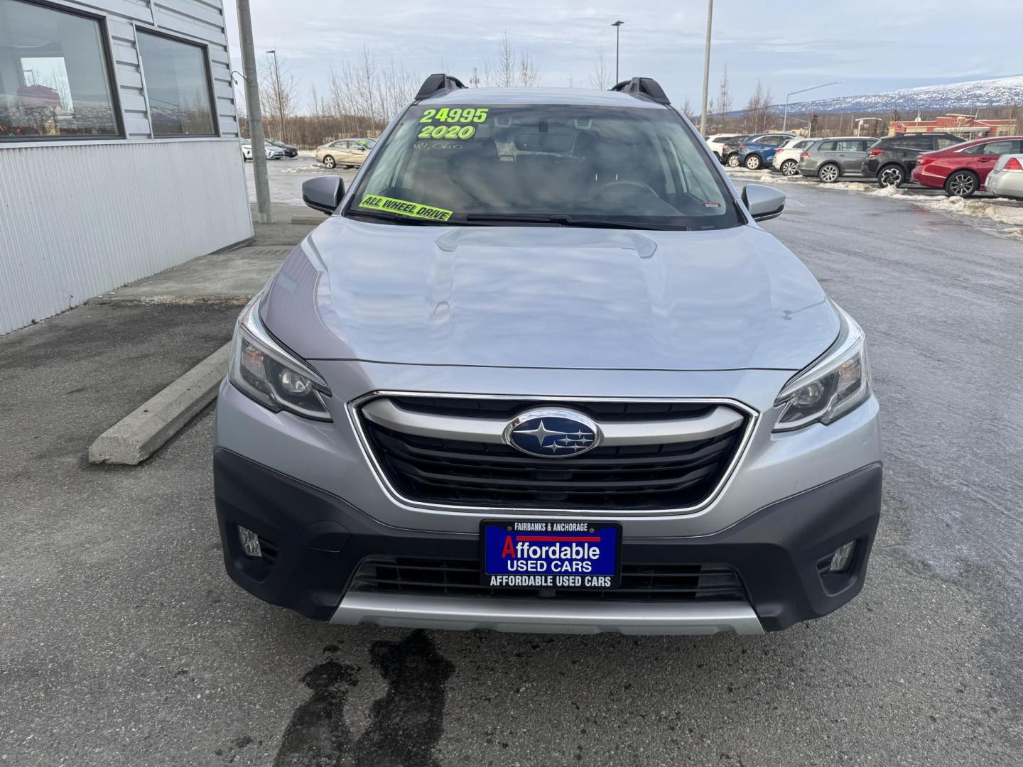 2020 SILVER Subaru Outback Limited (4S4BTALC5L3) with an 2.5L H4 DOHC 16V engine, CVT transmission, located at 1960 Industrial Drive, Wasilla, 99654, (907) 274-2277, 61.573475, -149.400146 - Photo#0