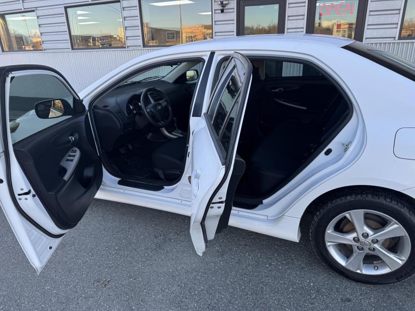 2013 WHITE Toyota Corolla S - (2T1BU4EE6DC) with an 1.8L L4 DOHC 16V engine, Automatic transmission, located at 1960 Industrial Drive, Wasilla, 99654, (907) 274-2277, 61.573475, -149.400146 - Photo#7