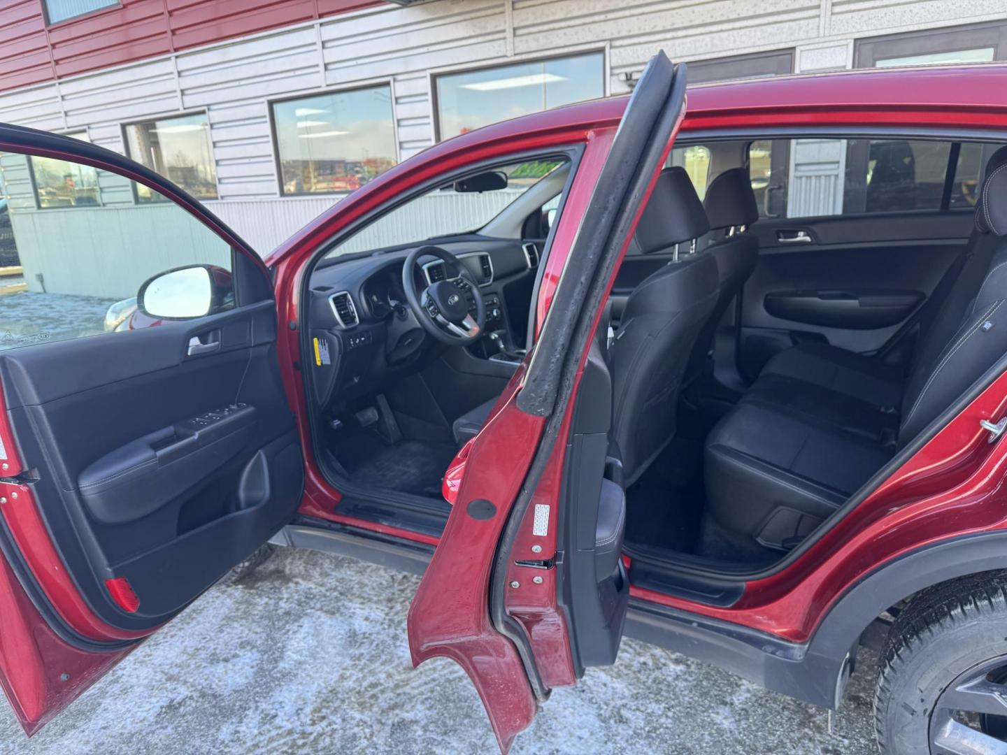 2022 RED Kia Sportage LX AWD (KNDPMCAC1N7) with an 2.4L V6 DOHC 24V engine, 6A transmission, located at 1960 Industrial Drive, Wasilla, 99654, (907) 274-2277, 61.573475, -149.400146 - Photo#10