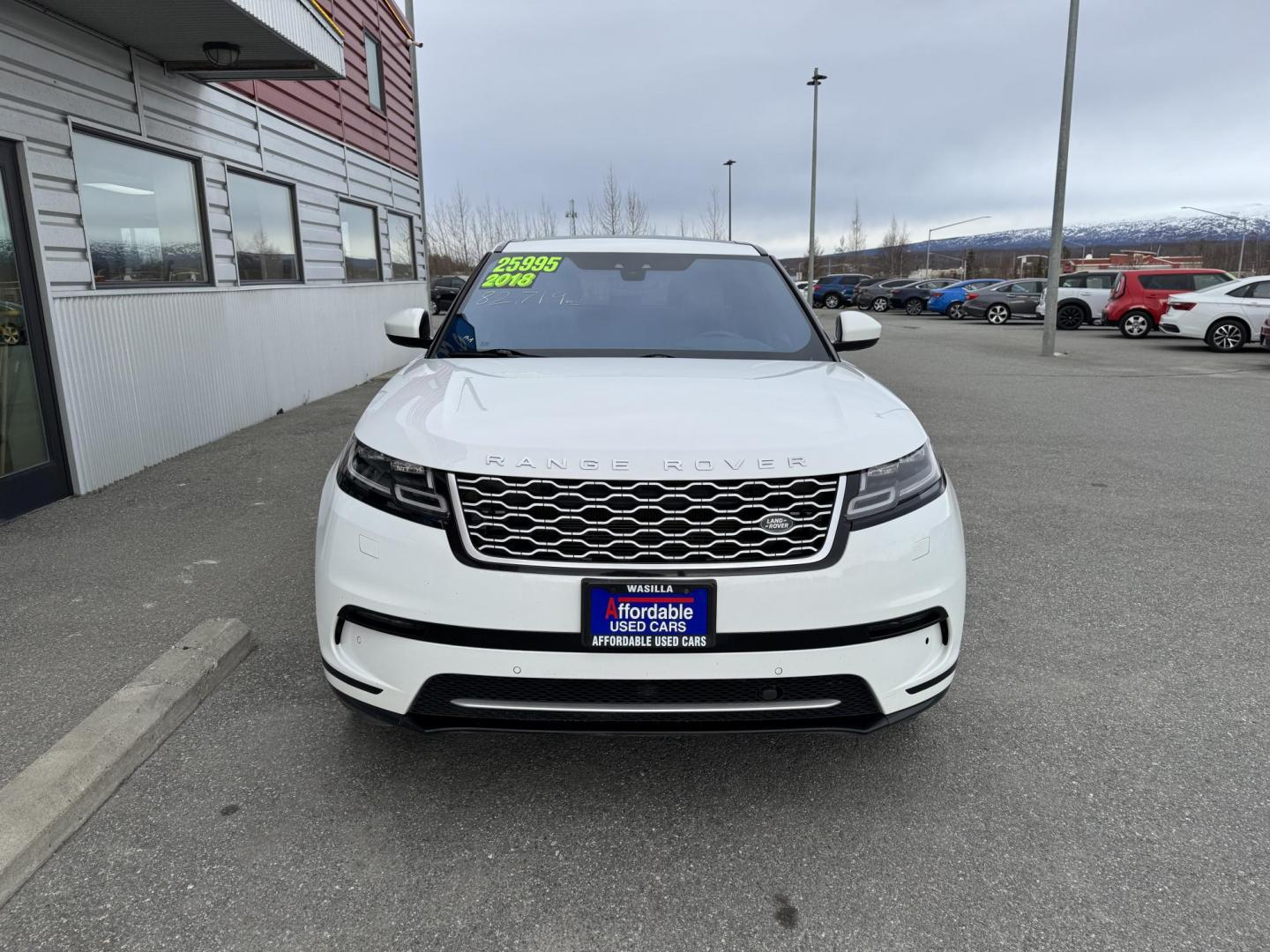 2018 WHITE Land Rover Range Rover Velar SE (SALYC2RV1JA) with an 3.0L V6 DOHC 24V - supercharged engine, 8A transmission, located at 1960 Industrial Drive, Wasilla, 99654, (907) 274-2277, 61.573475, -149.400146 - Photo#0