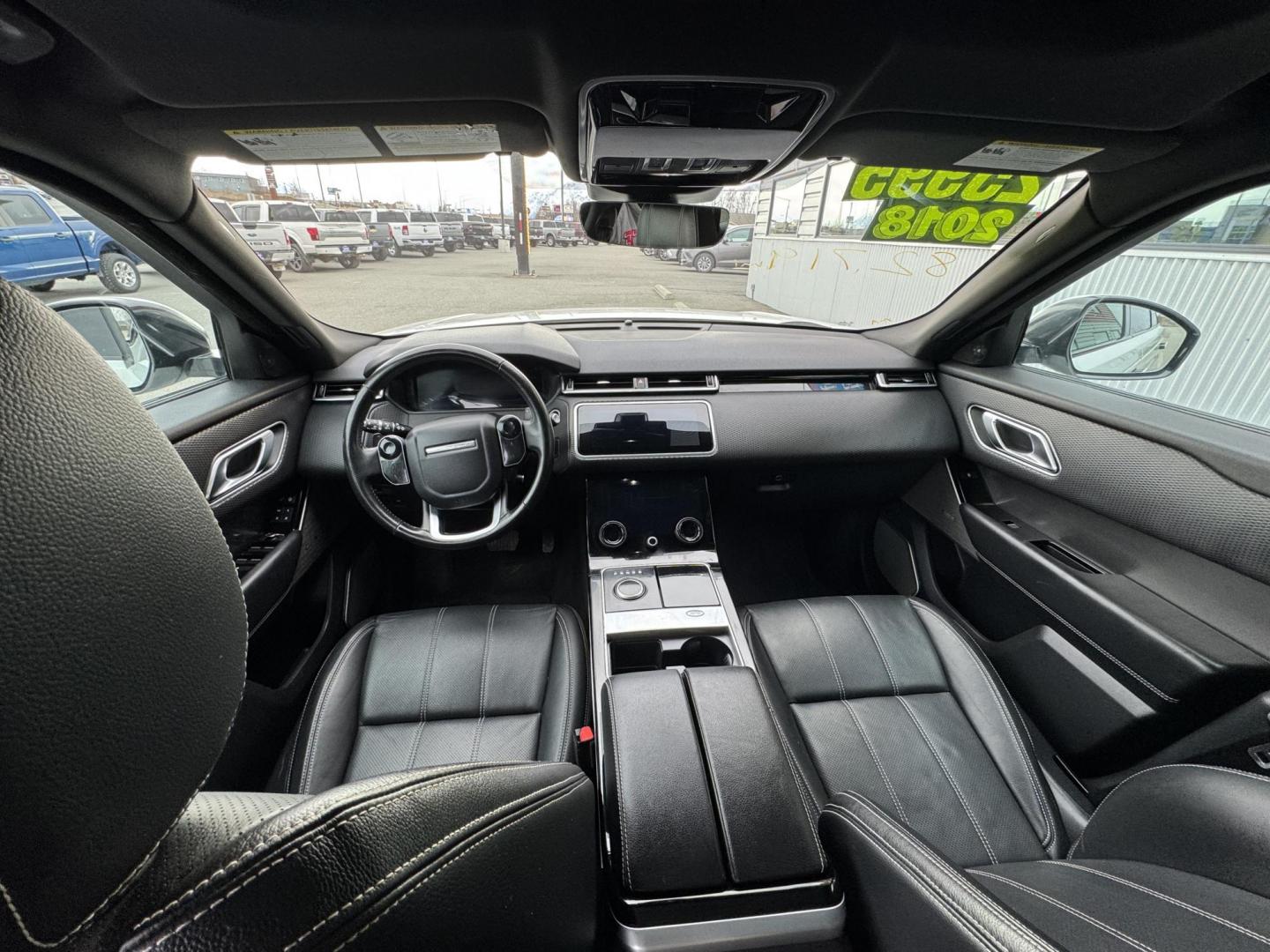 2018 WHITE Land Rover Range Rover Velar SE (SALYC2RV1JA) with an 3.0L V6 DOHC 24V - supercharged engine, 8A transmission, located at 1960 Industrial Drive, Wasilla, 99654, (907) 274-2277, 61.573475, -149.400146 - Photo#8