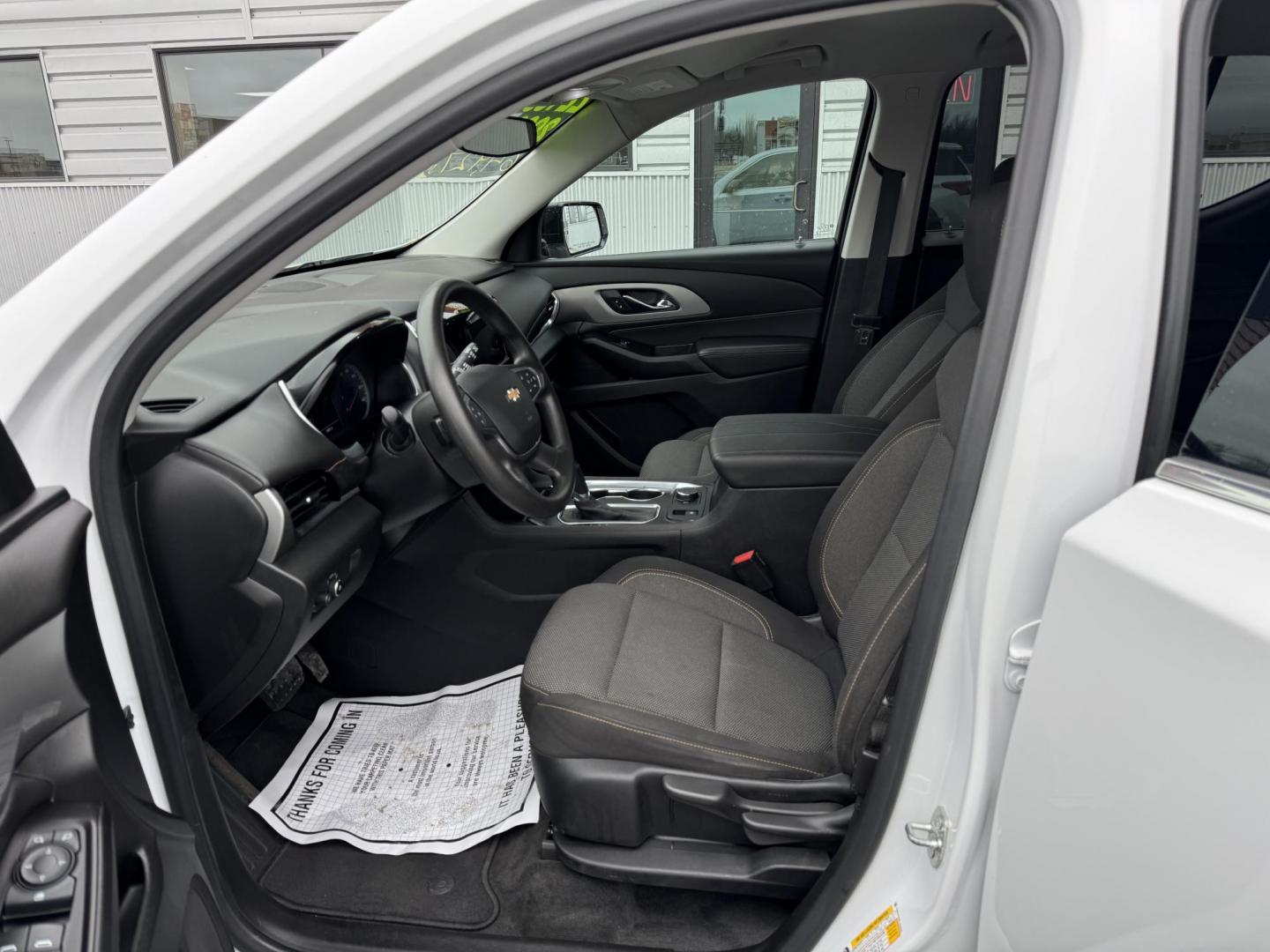2020 WHITE Chevrolet Traverse LS AWD (1GNEVFKW5LJ) with an 3.6L V6 DOHC 24V engine, 9A transmission, located at 1960 Industrial Drive, Wasilla, 99654, (907) 274-2277, 61.573475, -149.400146 - Photo#13