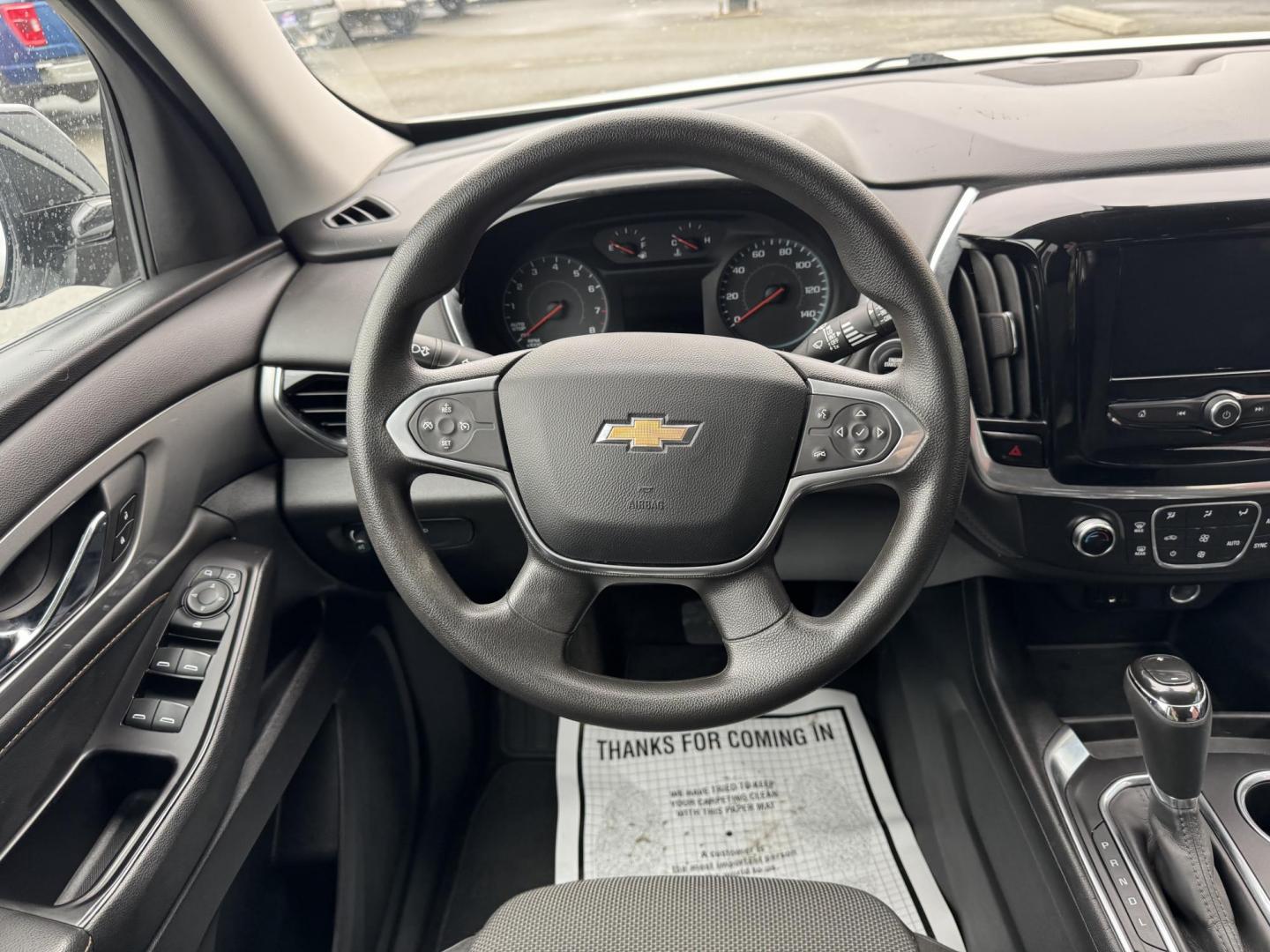 2020 WHITE Chevrolet Traverse LS AWD (1GNEVFKW5LJ) with an 3.6L V6 DOHC 24V engine, 9A transmission, located at 1960 Industrial Drive, Wasilla, 99654, (907) 274-2277, 61.573475, -149.400146 - Photo#9