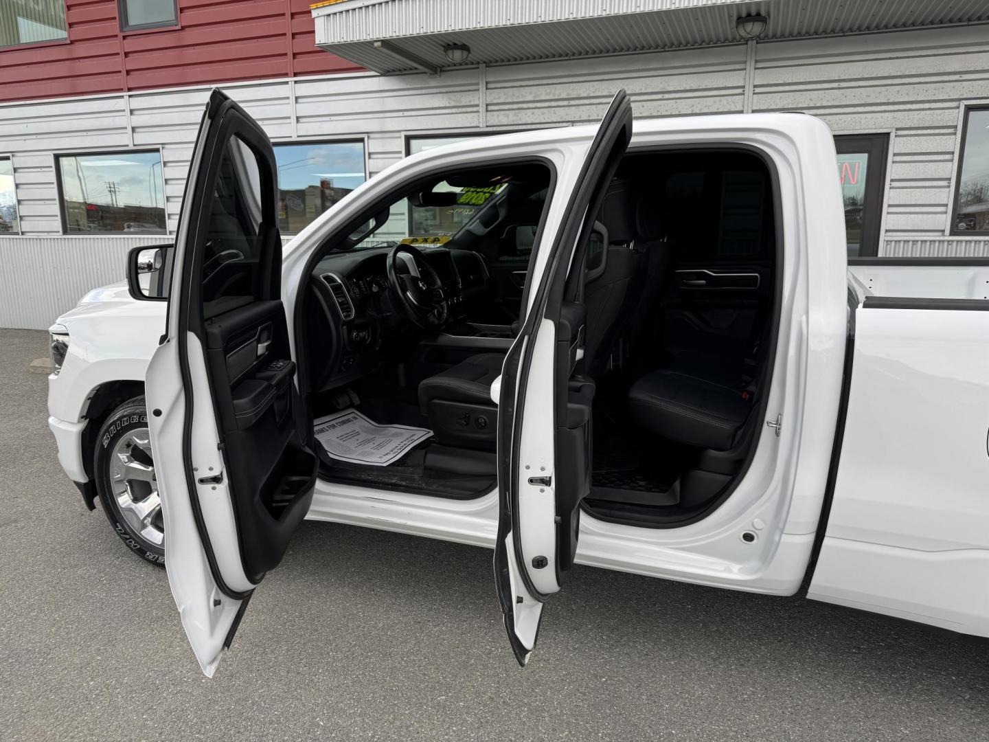 2019 WHITE RAM 1500 SPORT Quad Cab 4WD (1C6SRFBT2KN) with an 5.7 L V8 engine, 8A transmission, located at 1960 Industrial Drive, Wasilla, 99654, (907) 274-2277, 61.573475, -149.400146 - Photo#14