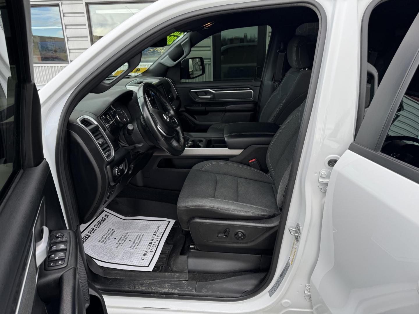 2019 WHITE RAM 1500 SPORT Quad Cab 4WD (1C6SRFBT2KN) with an 5.7 L V8 engine, 8A transmission, located at 1960 Industrial Drive, Wasilla, 99654, (907) 274-2277, 61.573475, -149.400146 - Photo#15