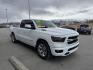 2019 WHITE RAM 1500 SPORT Quad Cab 4WD (1C6SRFBT2KN) with an 5.7 L V8 engine, 8A transmission, located at 1960 Industrial Drive, Wasilla, 99654, (907) 274-2277, 61.573475, -149.400146 - Photo#7