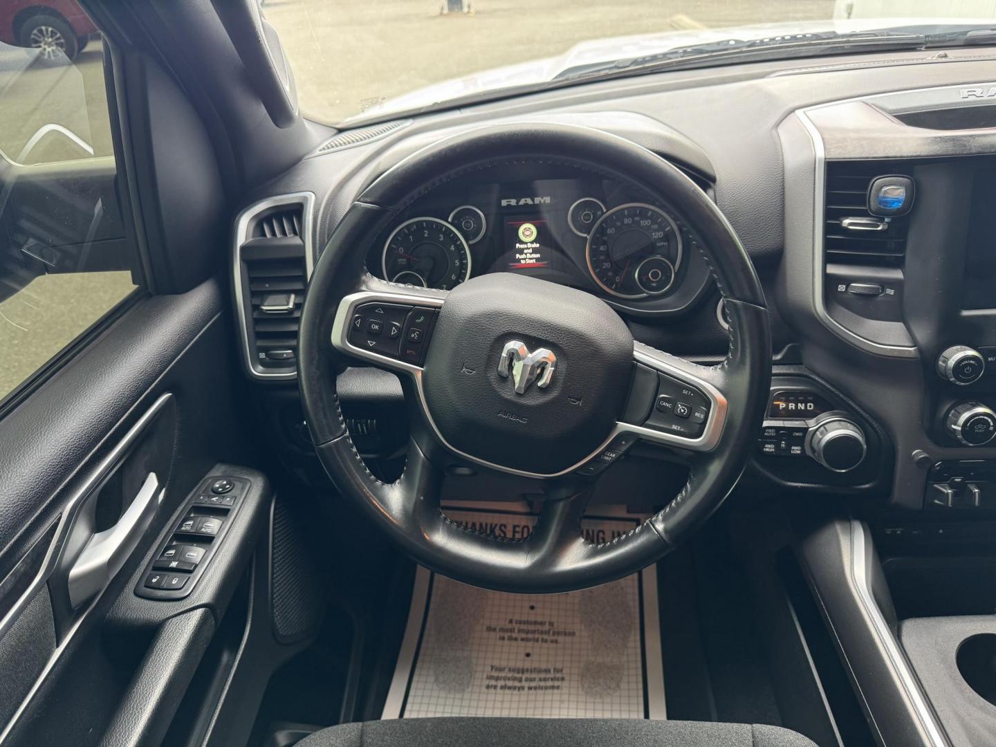 2019 WHITE RAM 1500 SPORT Quad Cab 4WD (1C6SRFBT2KN) with an 5.7 L V8 engine, 8A transmission, located at 1960 Industrial Drive, Wasilla, 99654, (907) 274-2277, 61.573475, -149.400146 - Photo#9