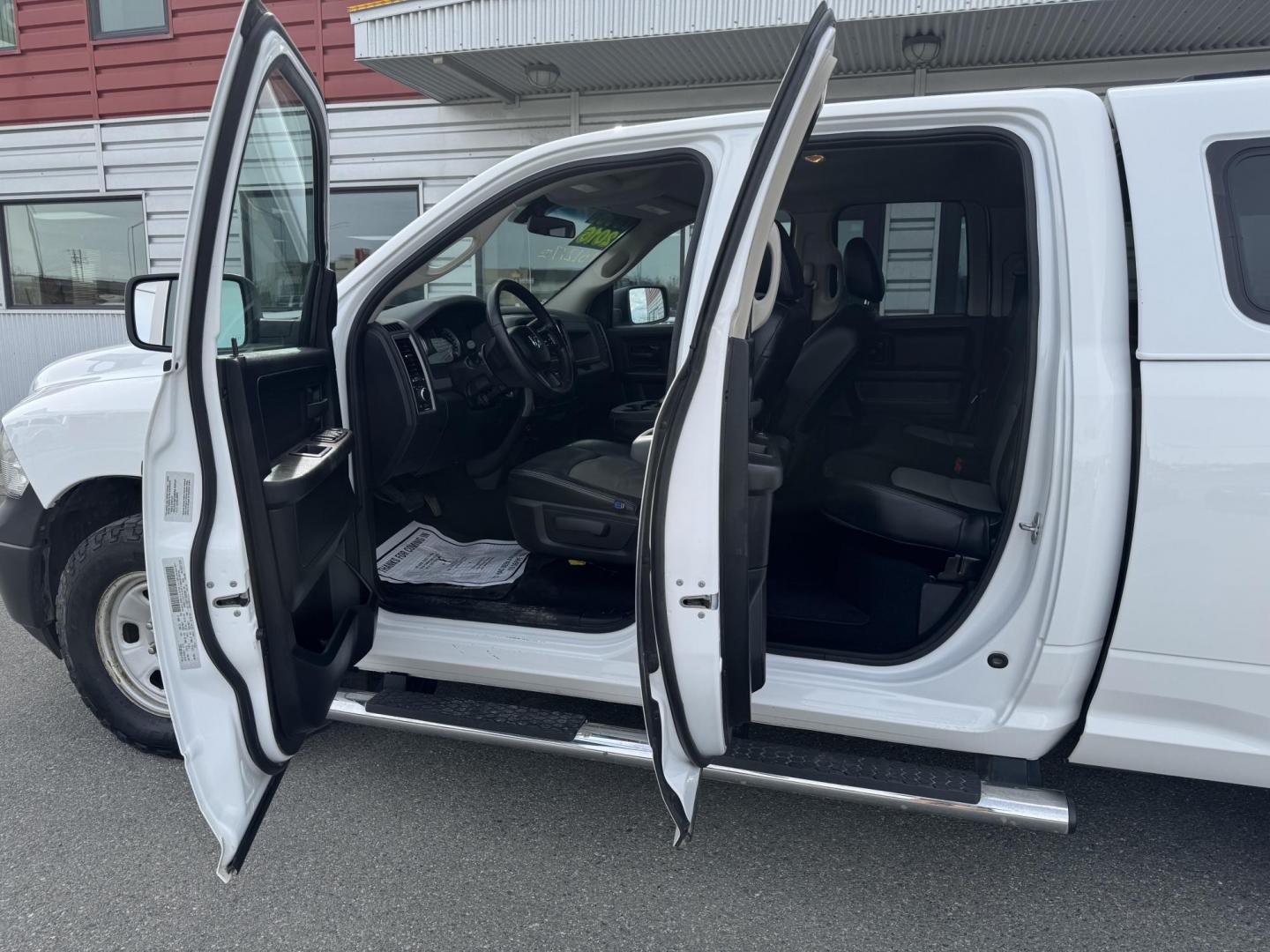 2016 WHITE RAM 1500 Tradesman Quad Cab 4WD (1C6RR7FT9GS) with an 5.7L V8 OHV 16V engine, 6A transmission, located at 1960 Industrial Drive, Wasilla, 99654, (907) 274-2277, 61.573475, -149.400146 - Photo#12