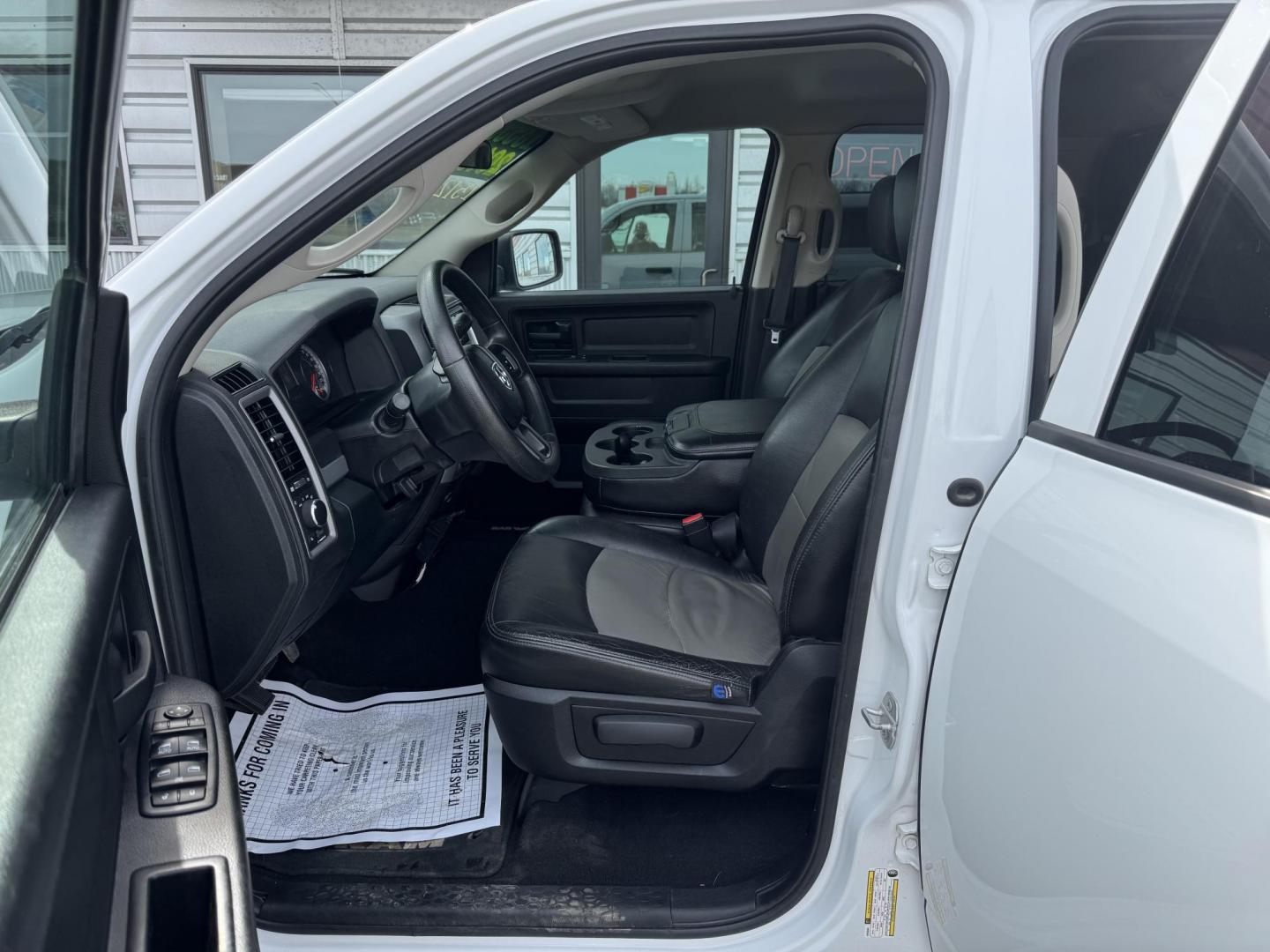 2016 WHITE RAM 1500 Tradesman Quad Cab 4WD (1C6RR7FT9GS) with an 5.7L V8 OHV 16V engine, 6A transmission, located at 1960 Industrial Drive, Wasilla, 99654, (907) 274-2277, 61.573475, -149.400146 - Photo#13