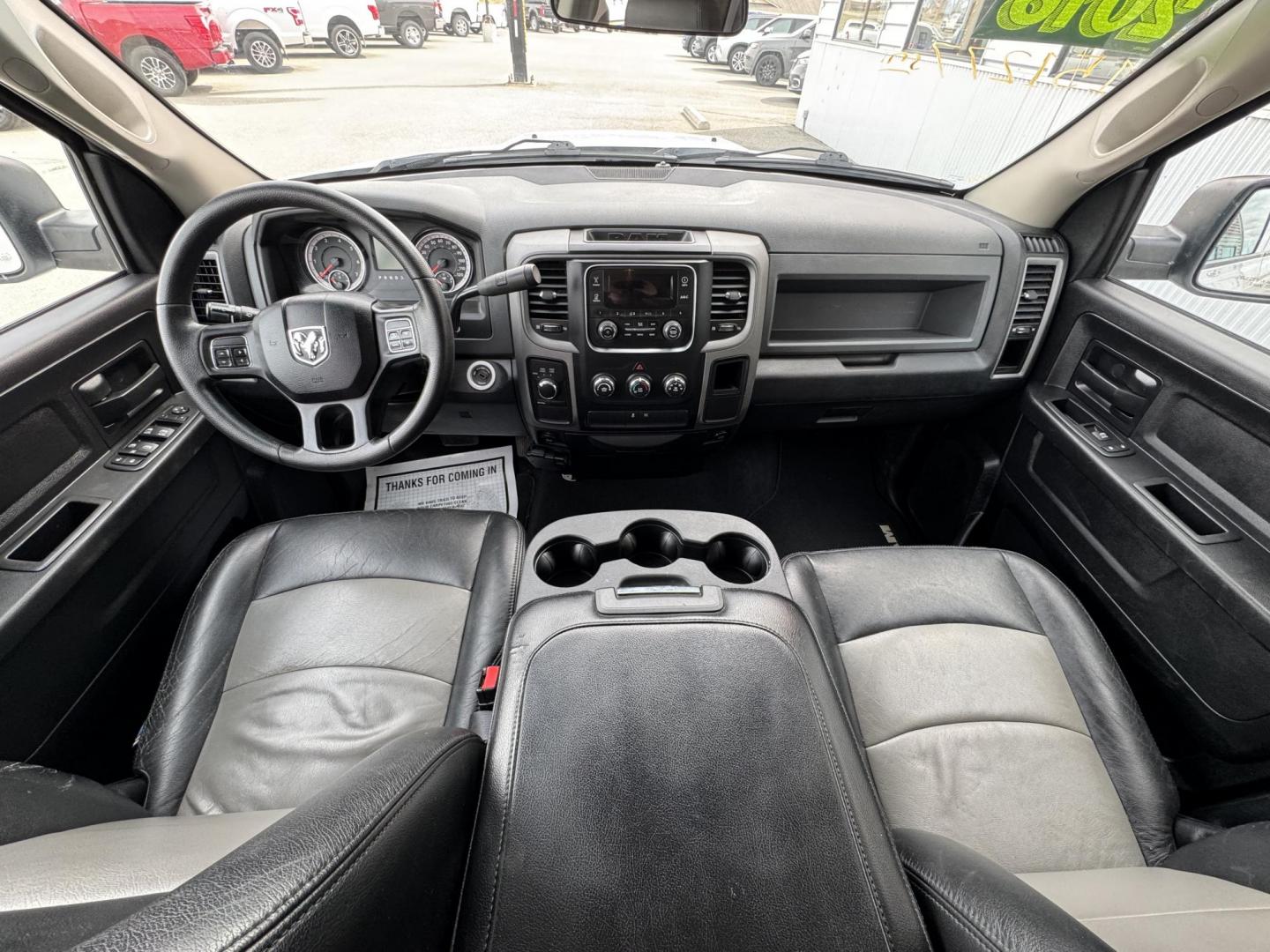 2016 WHITE RAM 1500 Tradesman Quad Cab 4WD (1C6RR7FT9GS) with an 5.7L V8 OHV 16V engine, 6A transmission, located at 1960 Industrial Drive, Wasilla, 99654, (907) 274-2277, 61.573475, -149.400146 - Photo#6