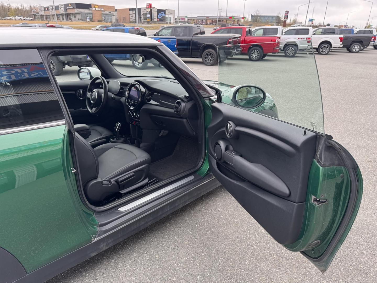 2022 GREEN Mini Hardtop Cooper (WMW33DH05N2) with an 1.5L L3 DOHC 16V TURBO engine, Automatic transmission, located at 1960 Industrial Drive, Wasilla, 99654, (907) 274-2277, 61.573475, -149.400146 - Photo#15