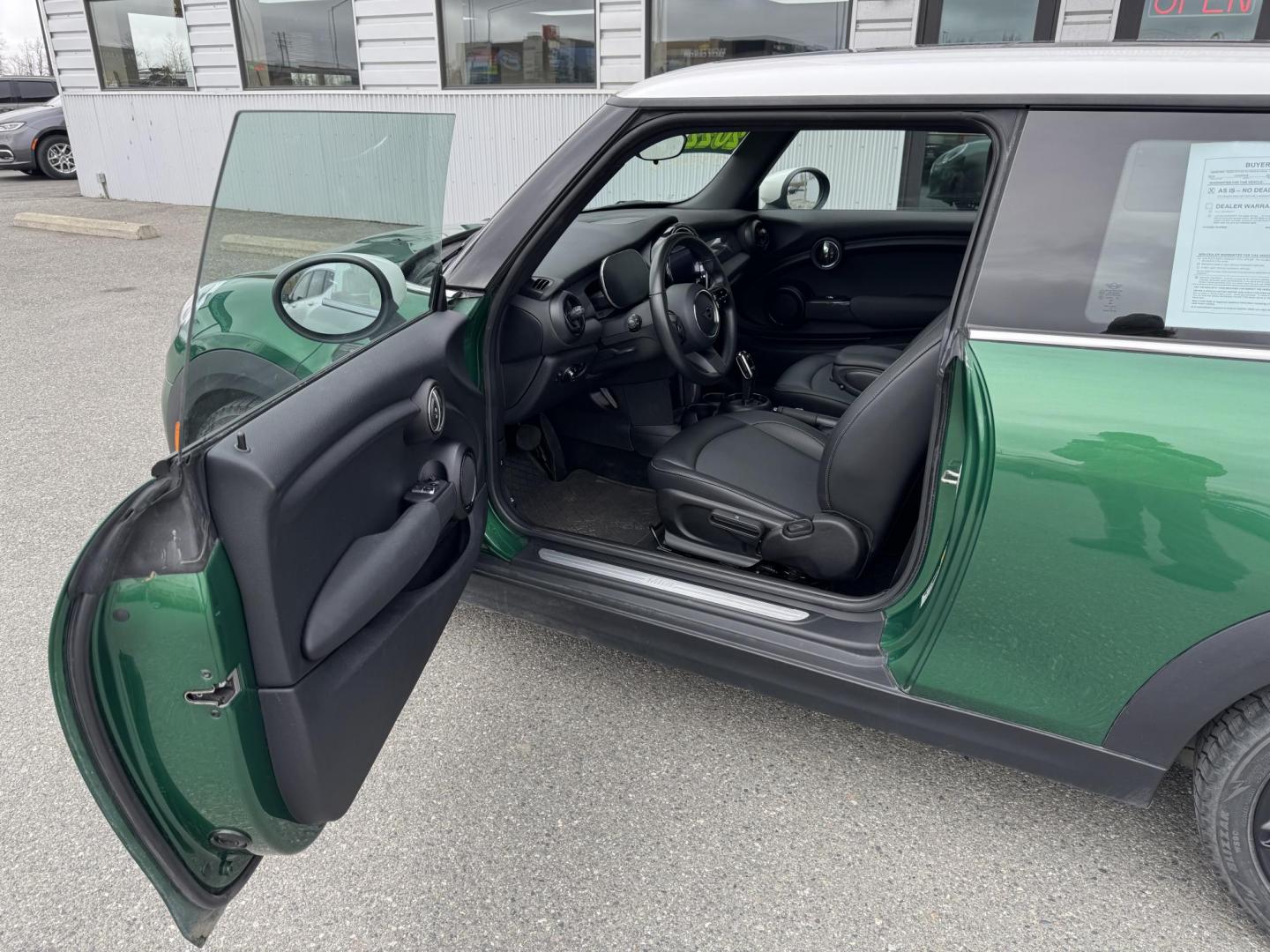 2022 GREEN Mini Hardtop Cooper (WMW33DH05N2) with an 1.5L L3 DOHC 16V TURBO engine, Automatic transmission, located at 1960 Industrial Drive, Wasilla, 99654, (907) 274-2277, 61.573475, -149.400146 - Photo#16