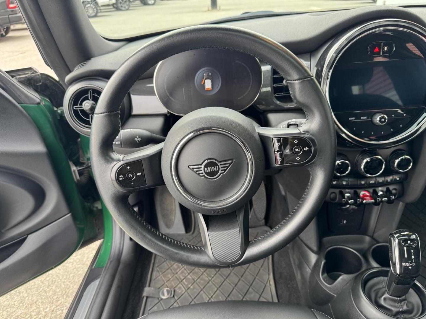 2022 GREEN Mini Hardtop Cooper (WMW33DH05N2) with an 1.5L L3 DOHC 16V TURBO engine, Automatic transmission, located at 1960 Industrial Drive, Wasilla, 99654, (907) 274-2277, 61.573475, -149.400146 - Photo#8