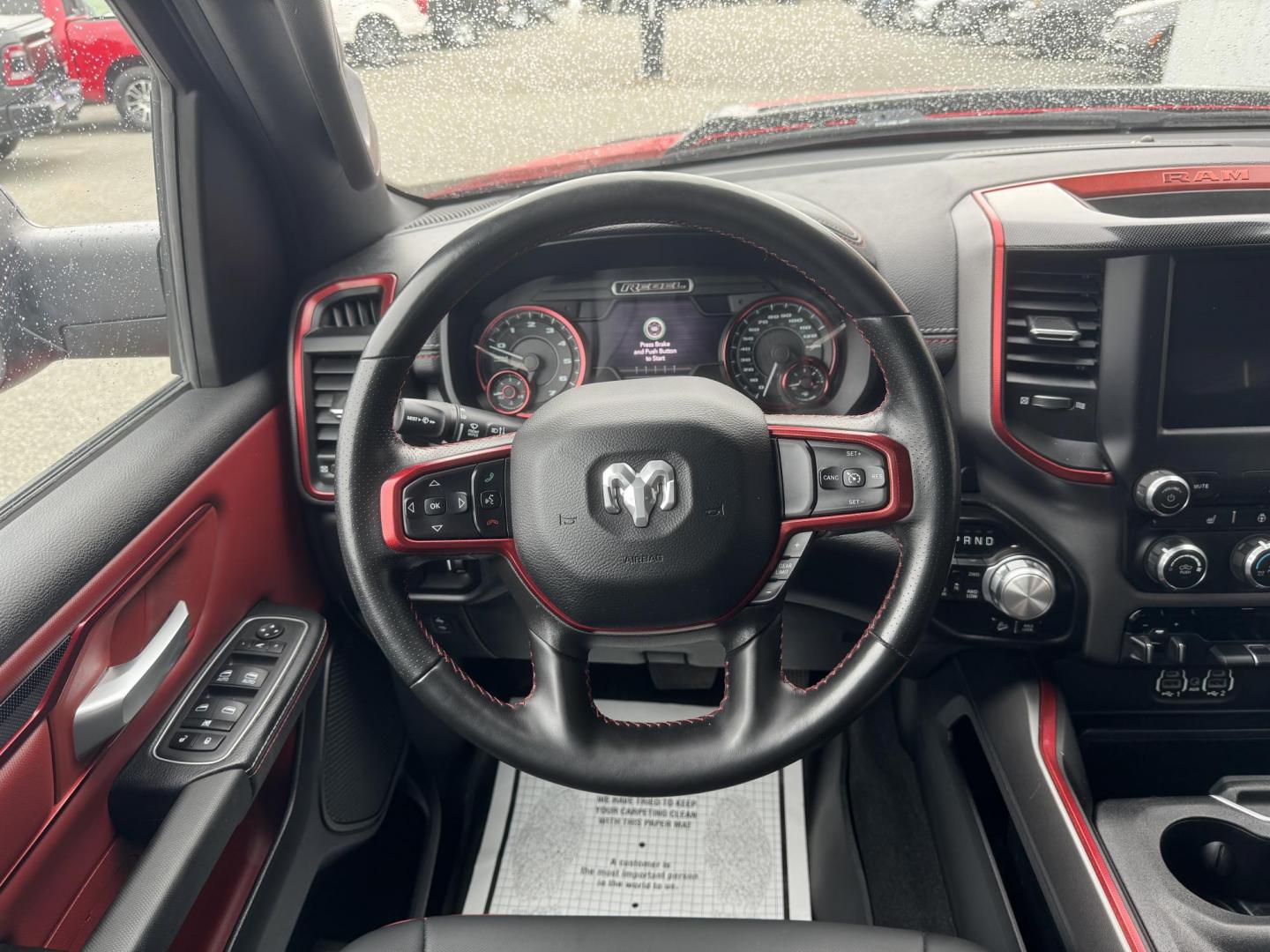2022 RED RAM 1500 Rebel Crew Cab SB 4WD (1C6SRFLT6NN) with an 5.7L V8 OHV 16V engine, 8A transmission, located at 1960 Industrial Drive, Wasilla, 99654, (907) 274-2277, 61.573475, -149.400146 - Photo#9