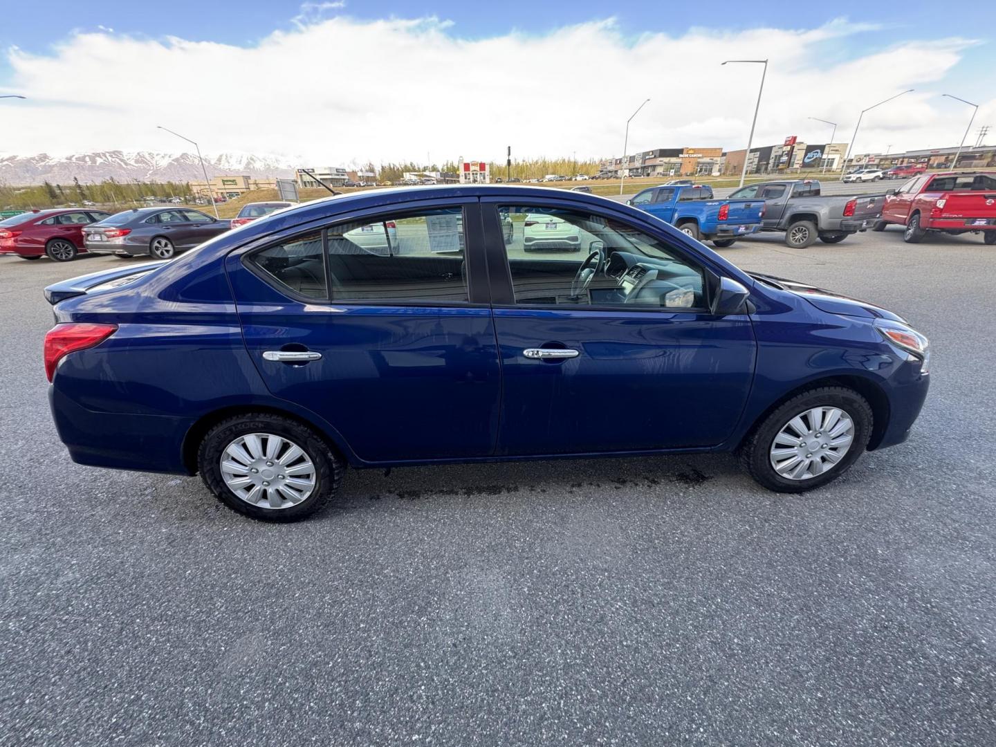 2019 BLUE Nissan Versa 1.6 SV Sedan (3N1CN7AP3KL) with an 1.6L L4 DOHC 16V engine, CVT transmission, located at 1960 Industrial Drive, Wasilla, 99654, (907) 274-2277, 61.573475, -149.400146 - Photo#5