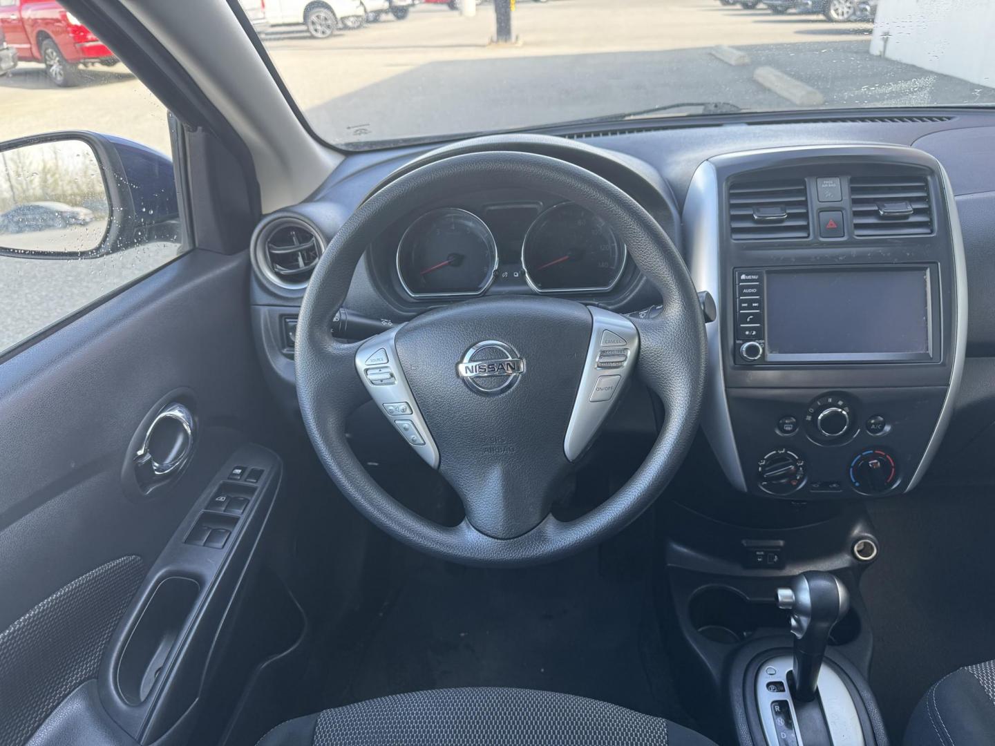 2019 BLUE Nissan Versa 1.6 SV Sedan (3N1CN7AP3KL) with an 1.6L L4 DOHC 16V engine, CVT transmission, located at 1960 Industrial Drive, Wasilla, 99654, (907) 274-2277, 61.573475, -149.400146 - Photo#10