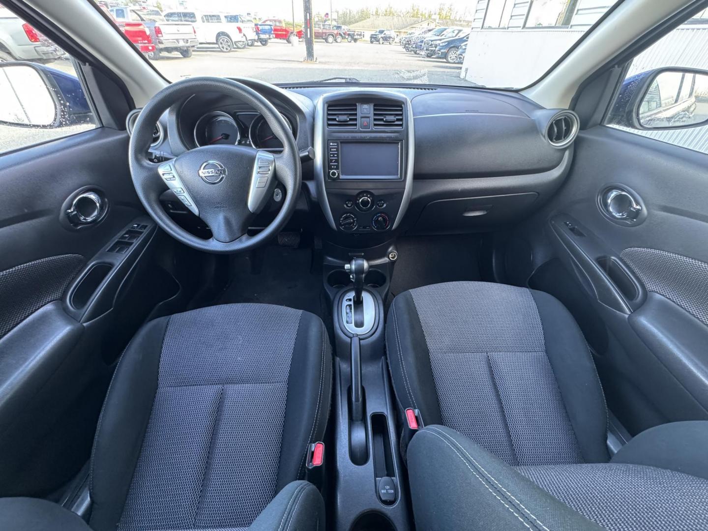 2019 BLUE Nissan Versa 1.6 SV Sedan (3N1CN7AP3KL) with an 1.6L L4 DOHC 16V engine, CVT transmission, located at 1960 Industrial Drive, Wasilla, 99654, (907) 274-2277, 61.573475, -149.400146 - Photo#9